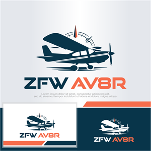 Logo Design by Argidhan for ZFW Aviation, LLC | Design: #35867555