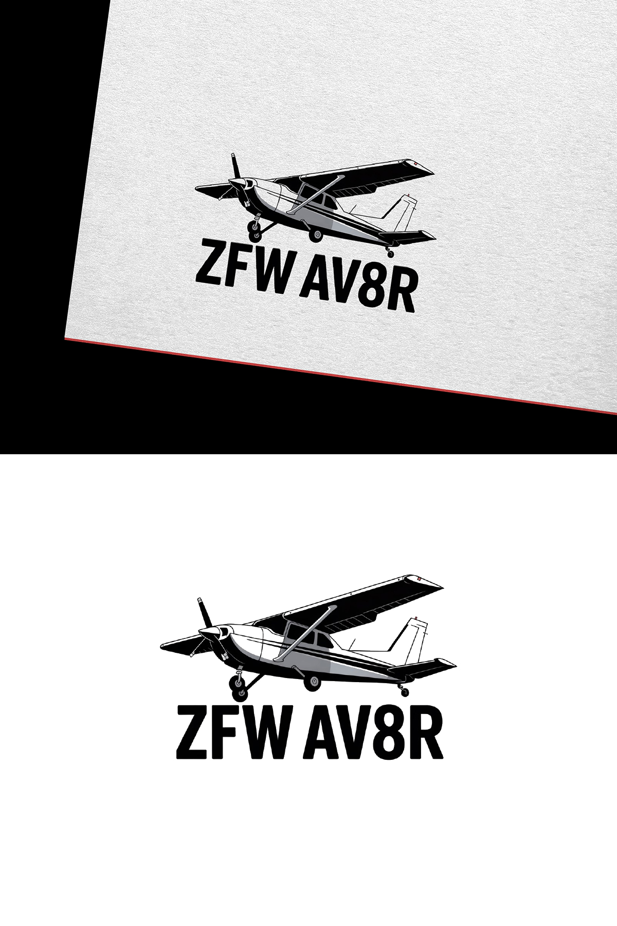 Logo Design by Sajee. for ZFW Aviation, LLC | Design #35872284