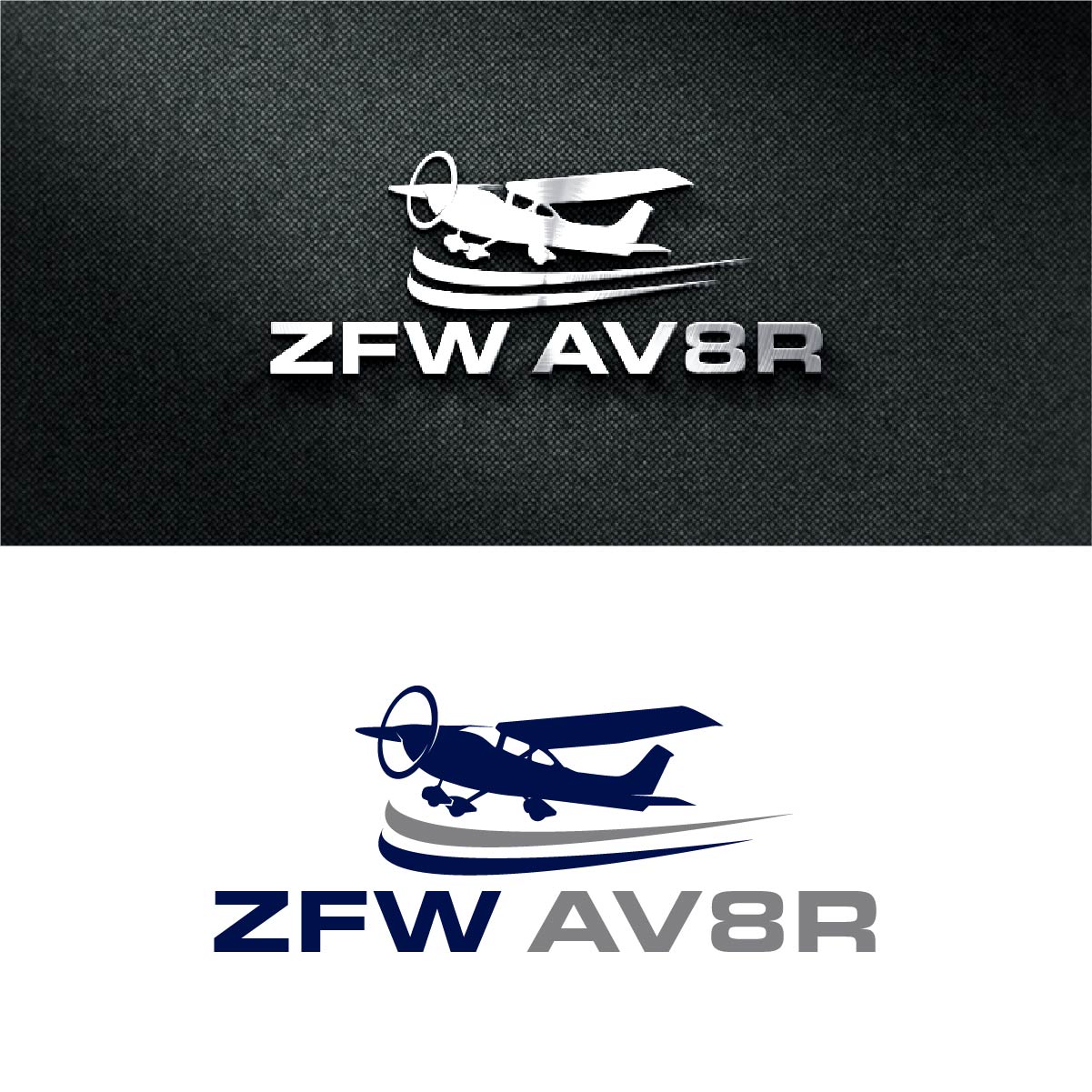 Logo Design by fly  design for ZFW Aviation, LLC | Design #35877935