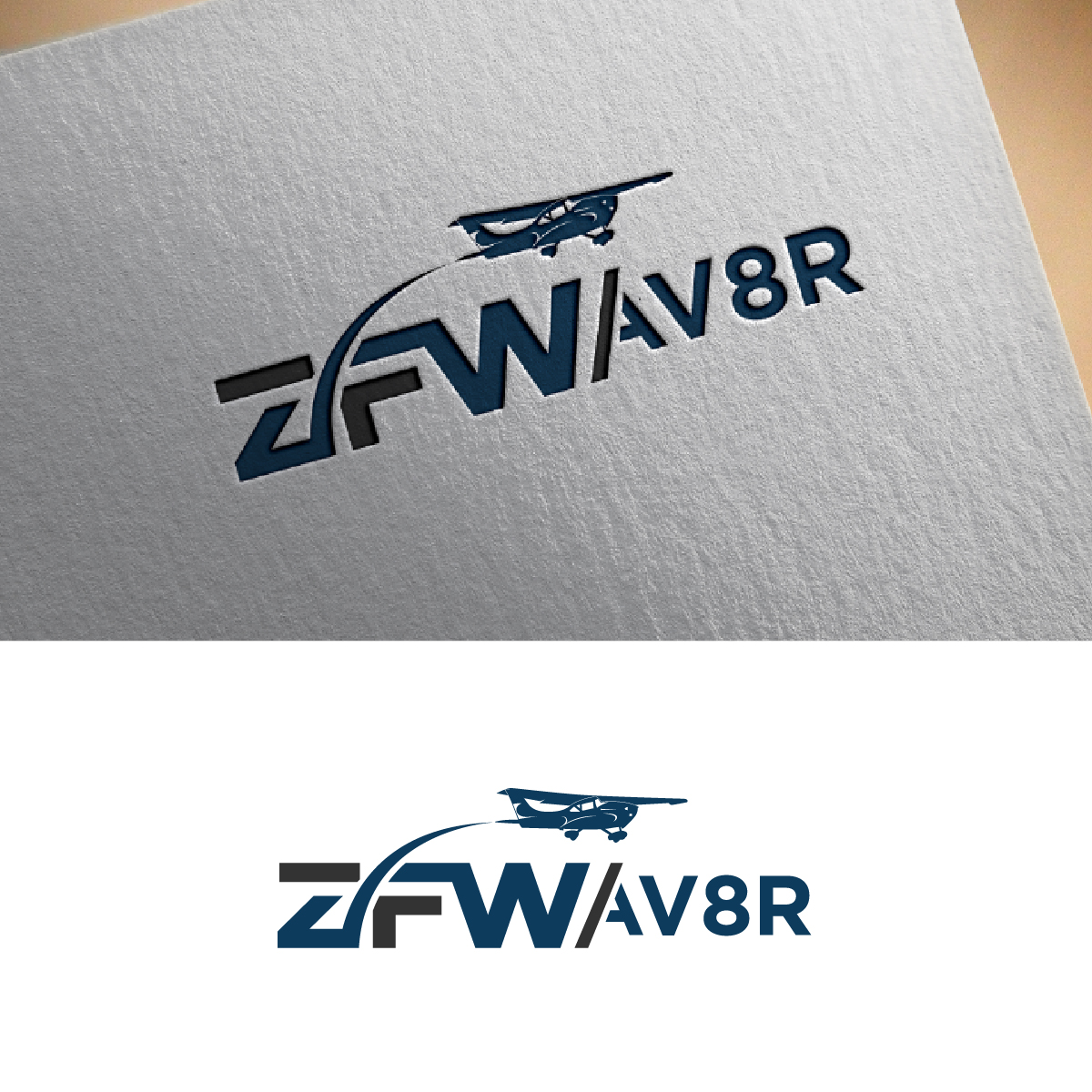 Logo-Design von fly  design für ZFW Aviation, LLC | Design #35877936