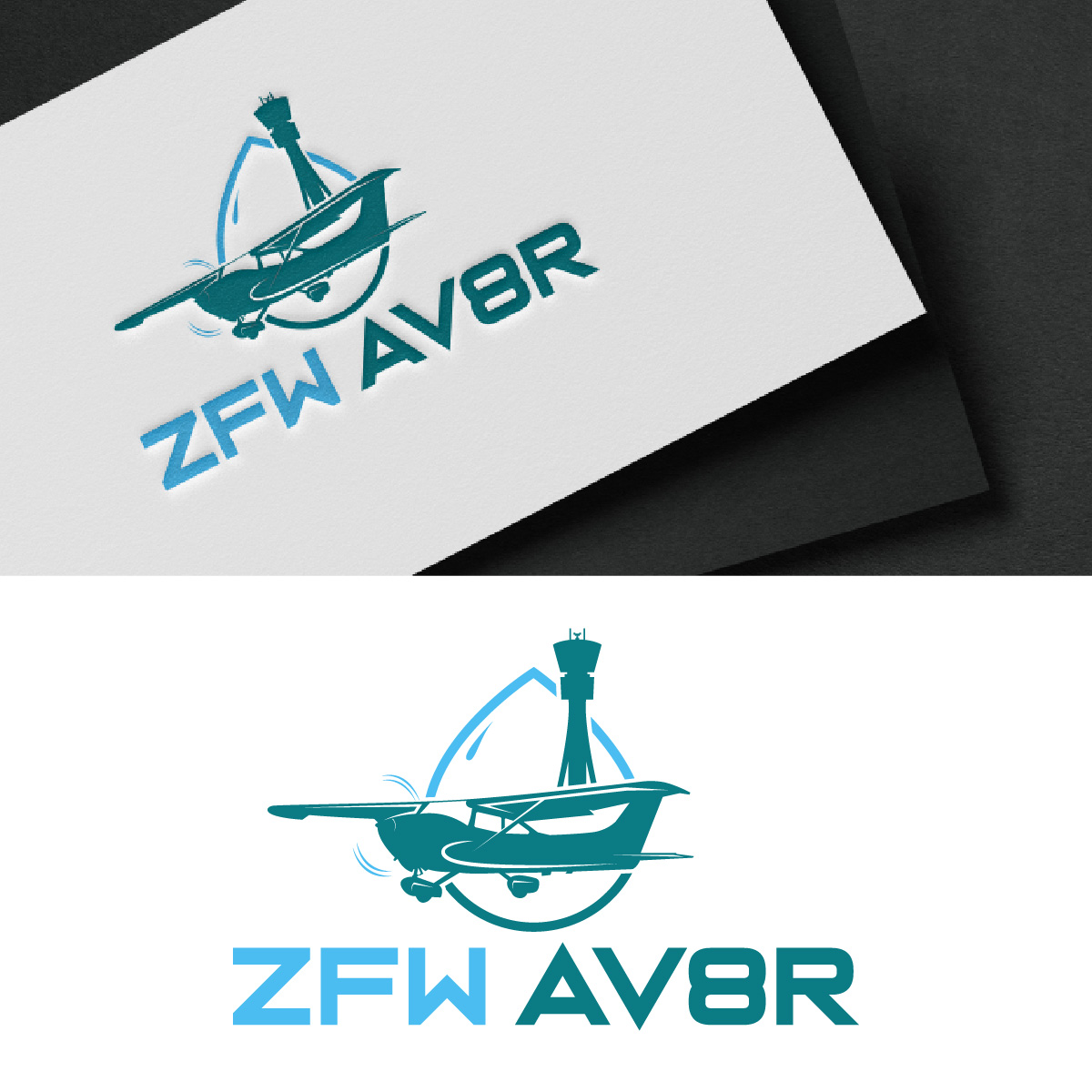 Logo Design by fly  design for ZFW Aviation, LLC | Design #35877938