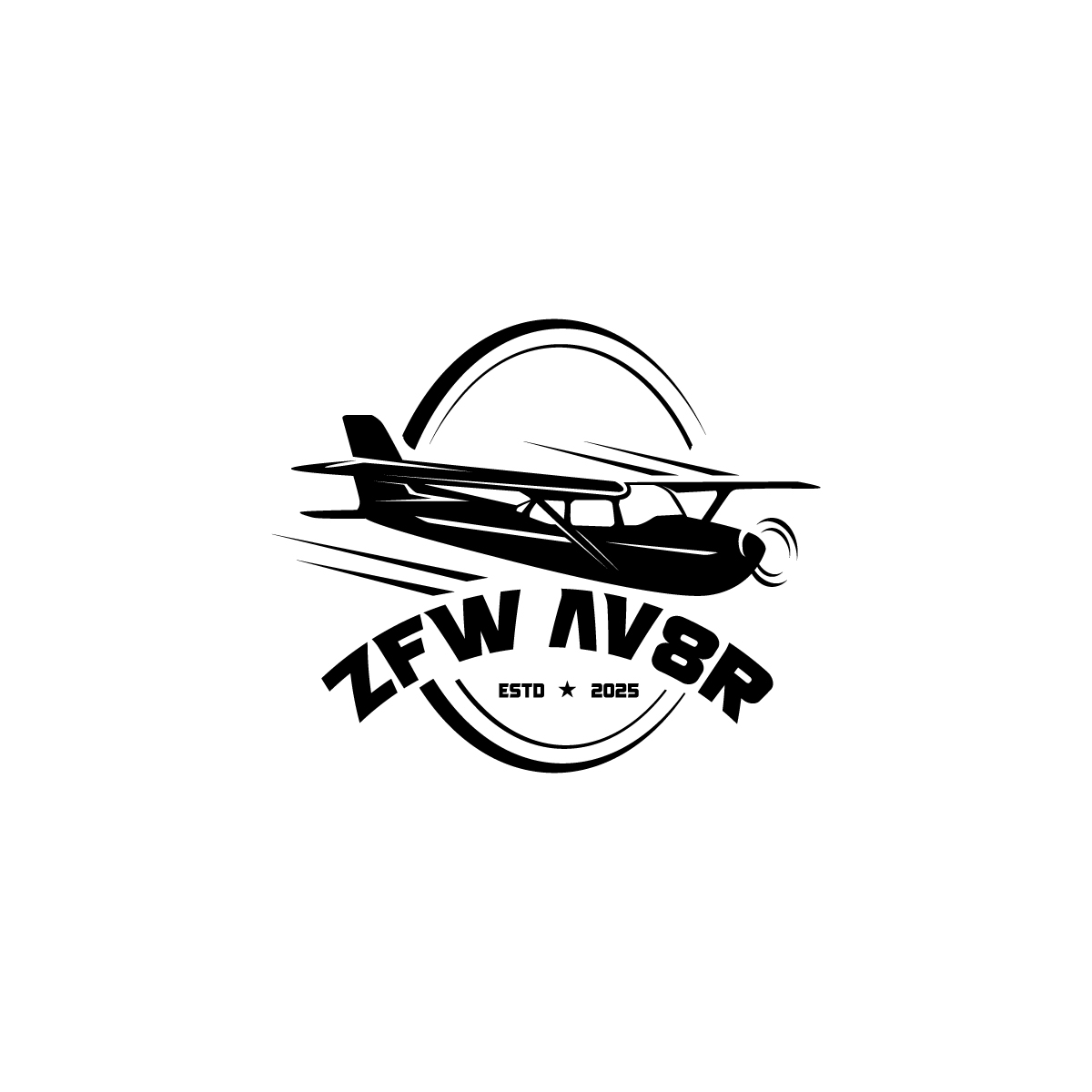 Logo Design by fly  design for ZFW Aviation, LLC | Design #35879570