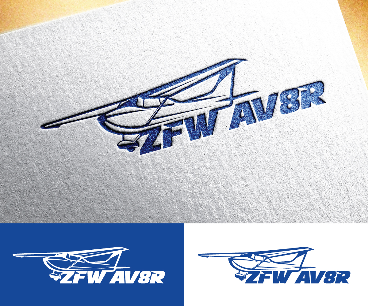 Logo Design by step forward 2 for ZFW Aviation, LLC | Design #35866688