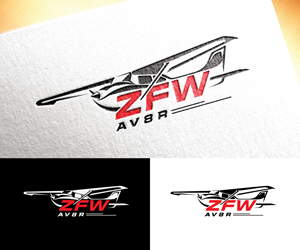 Logo Design by Dot Design 3 for ZFW Aviation, LLC | Design: #35866523