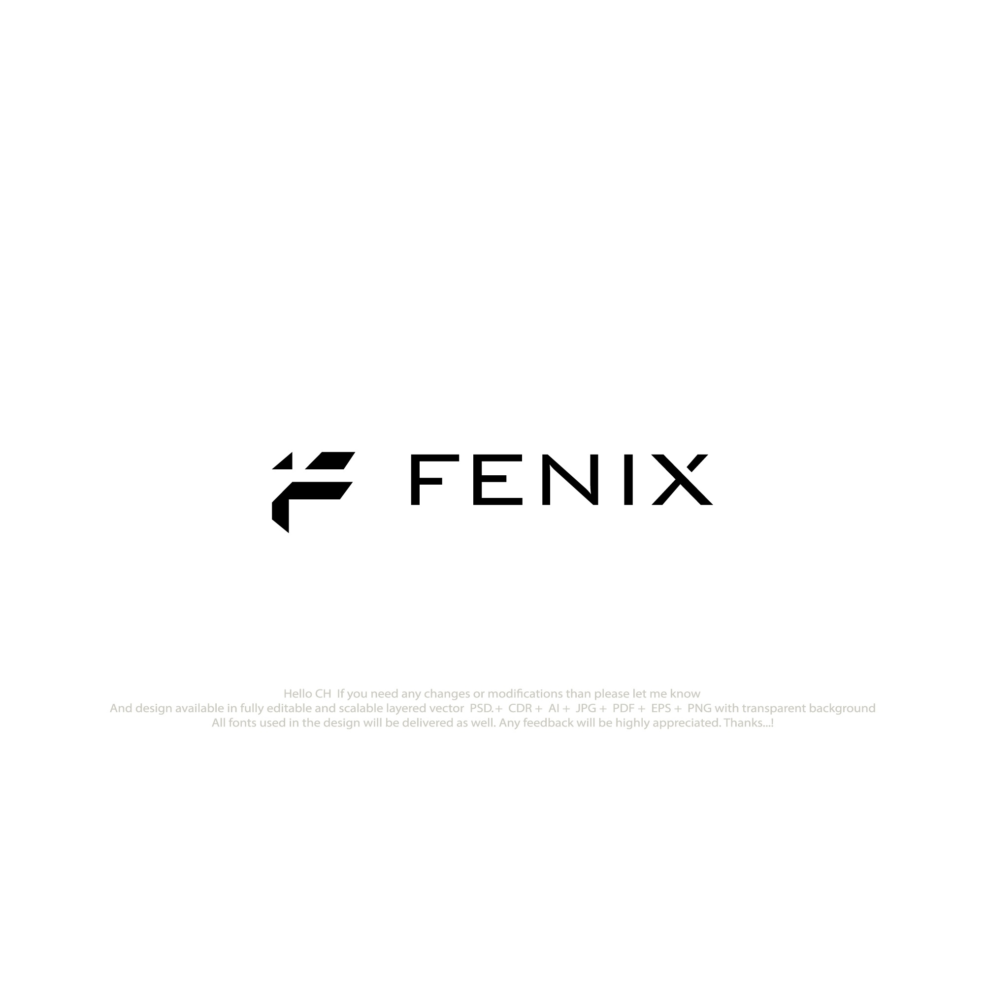 Logo Design by NexaBrand for Fenix | Design #35894218