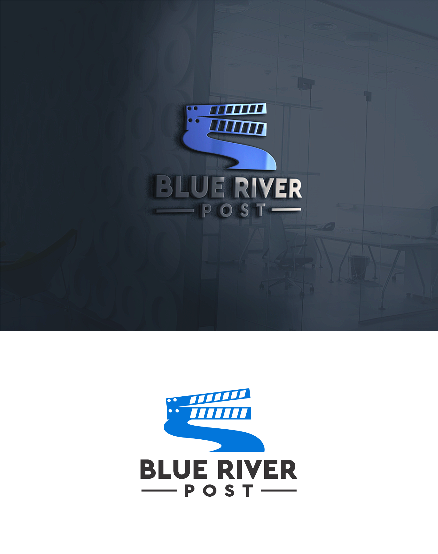 Logo Design by Winner Studio for Blue River Post | Design #35914205