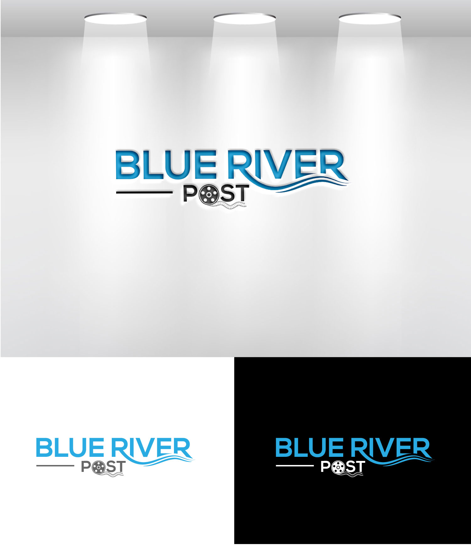 Logo Design by Mi Design1 for Blue River Post | Design #35874944