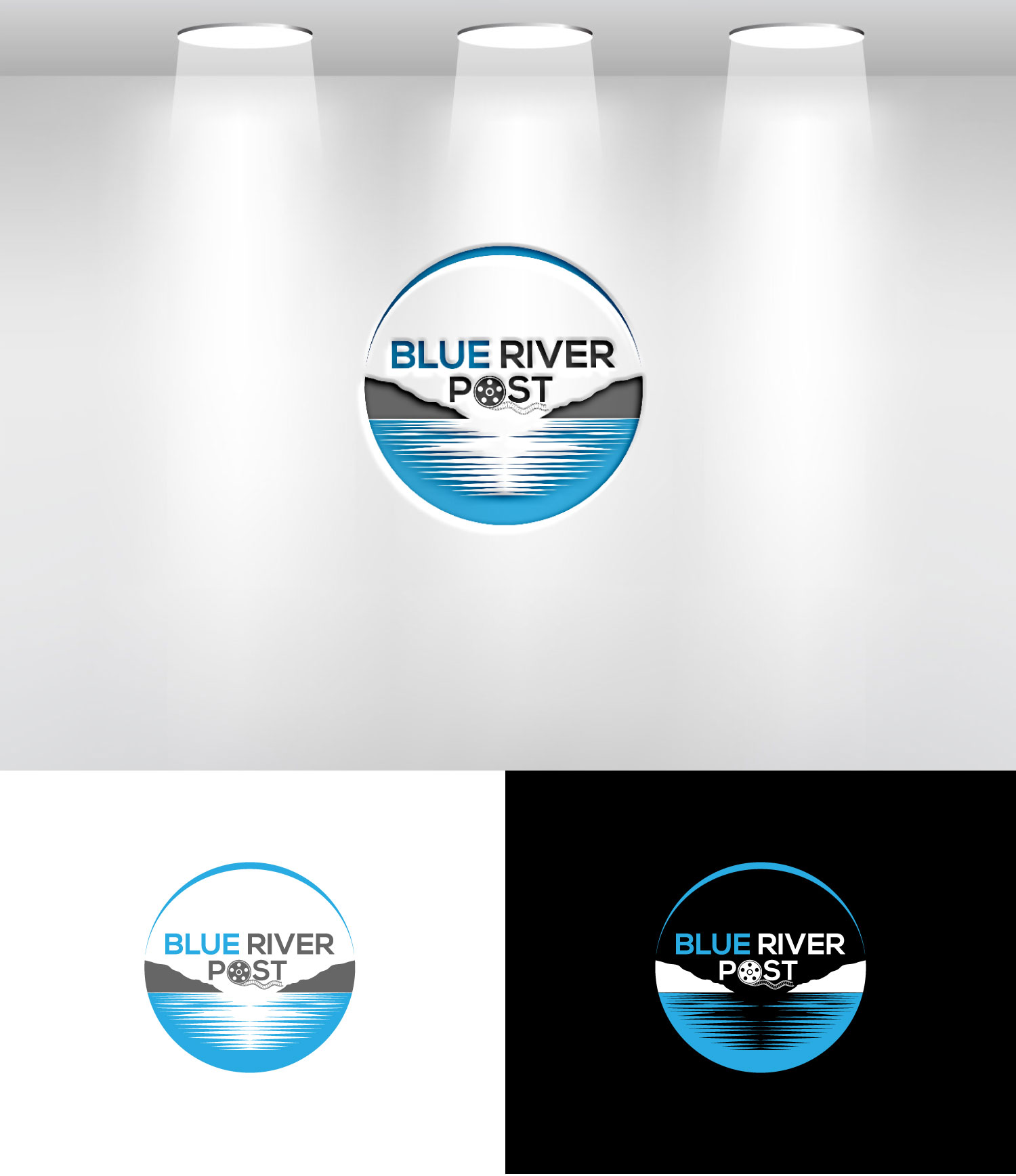 Logo Design by Mi Design1 for Blue River Post | Design #35874945