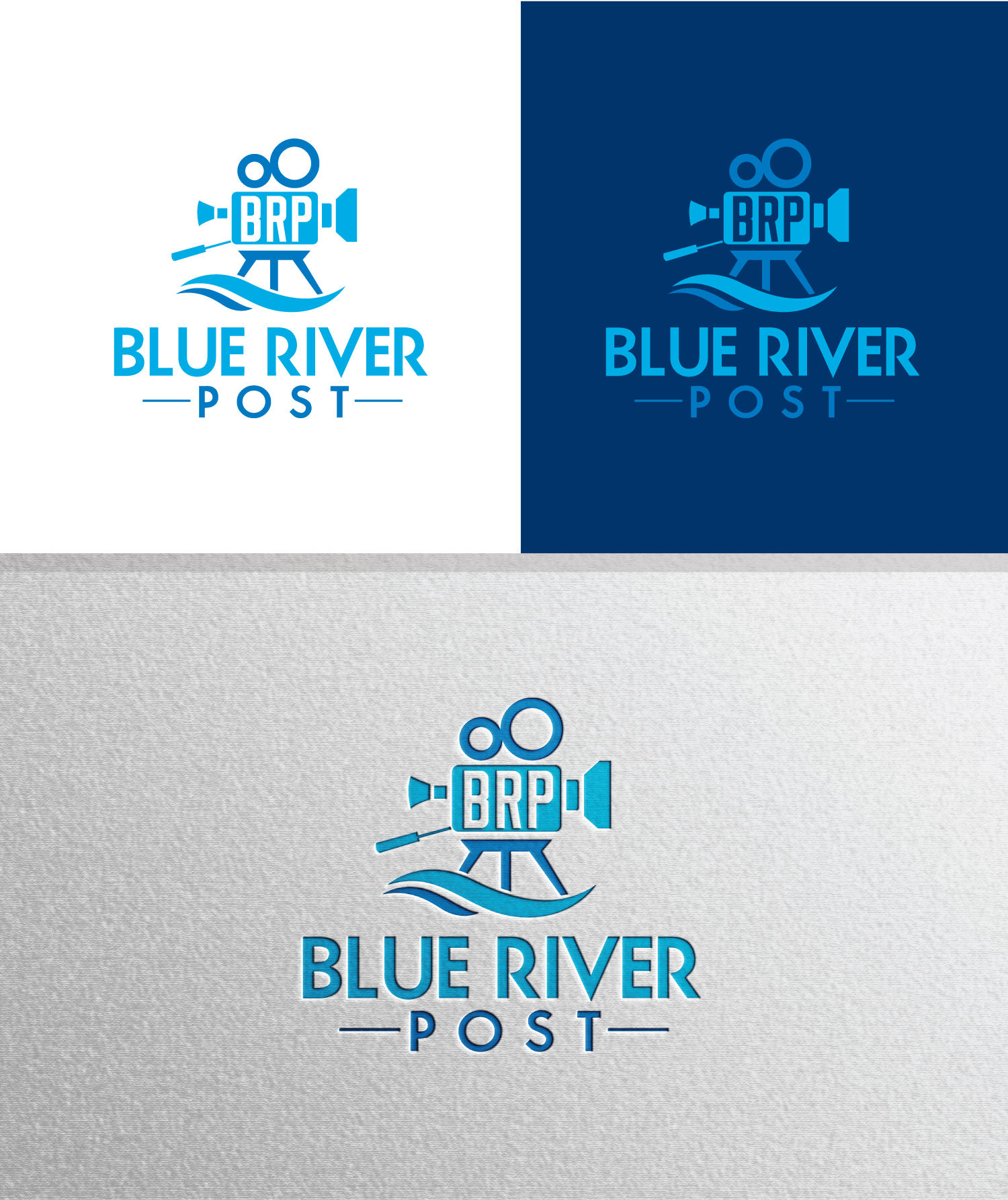 Logo Design by Revolt Team for Blue River Post | Design #35884241