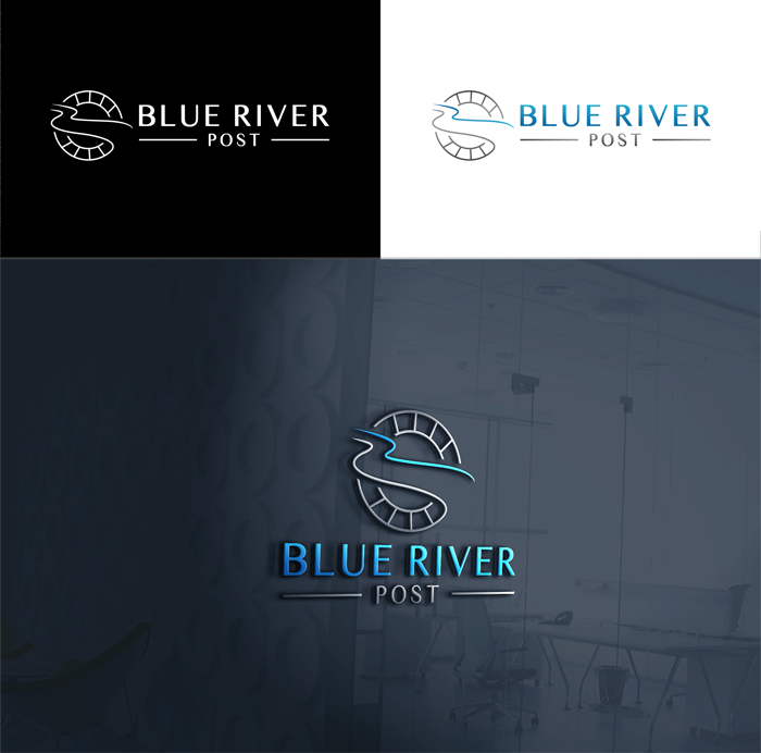 Diseño de Logo por RA-bica para Blue River Post | Diseño #35911404