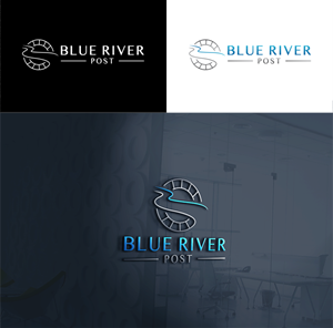 Logo Design by RA-bica for Blue River Post | Design: #35911404