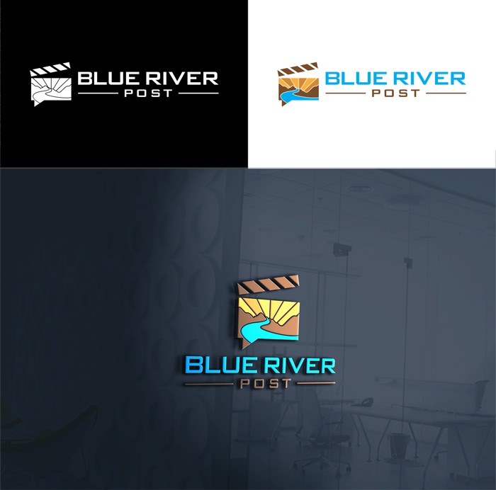 Logo-Design von RA-bica für Blue River Post | Design #35911428