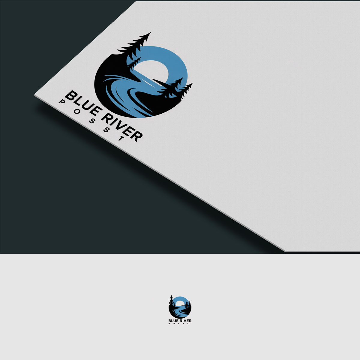 Logo-Design von mekail für Blue River Post | Design #35876594