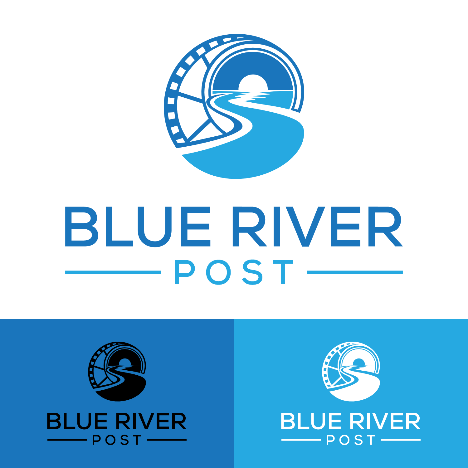 Logo Design by Dalang Design for Blue River Post | Design #35877550