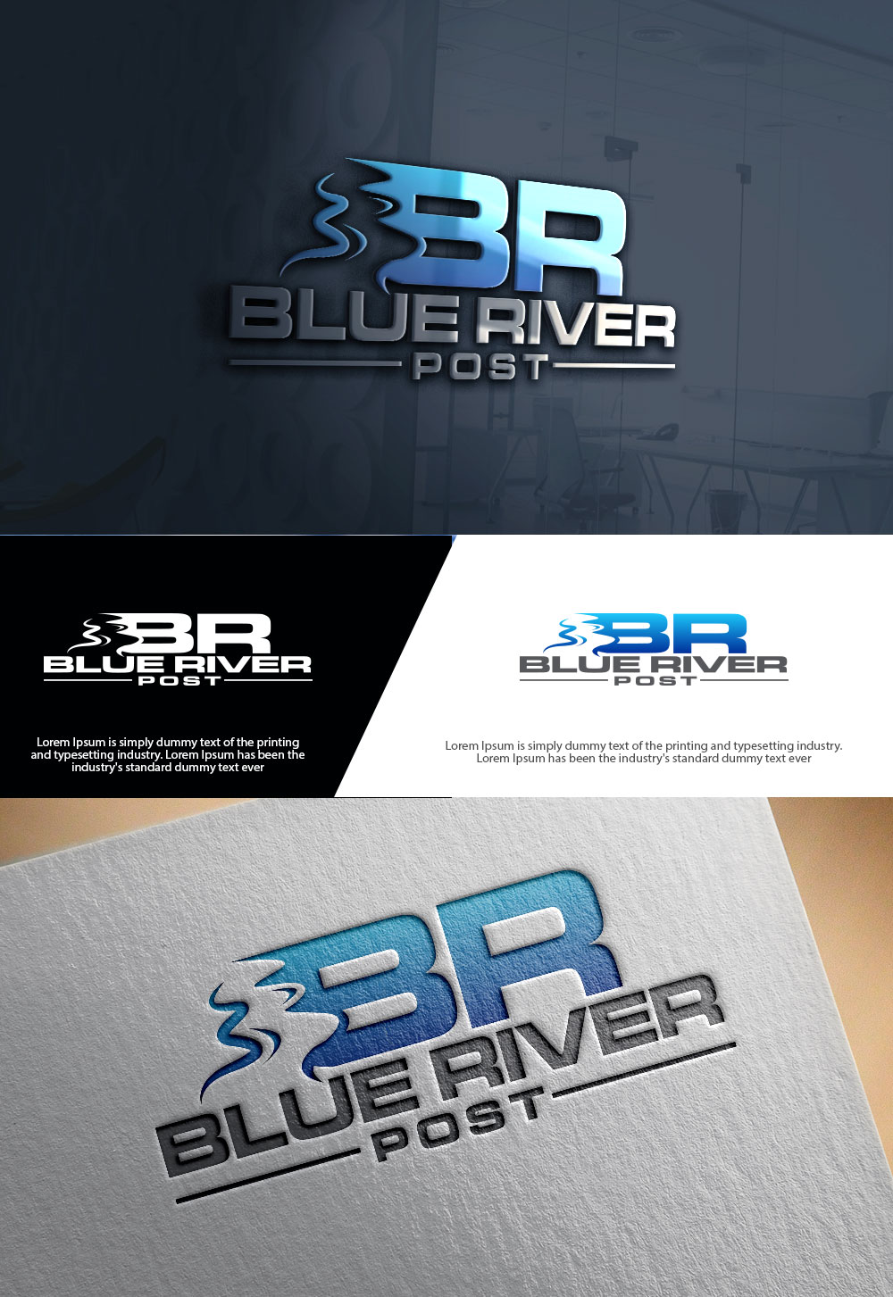 Logo Design by sulemani  creation for Blue River Post | Design #35878215