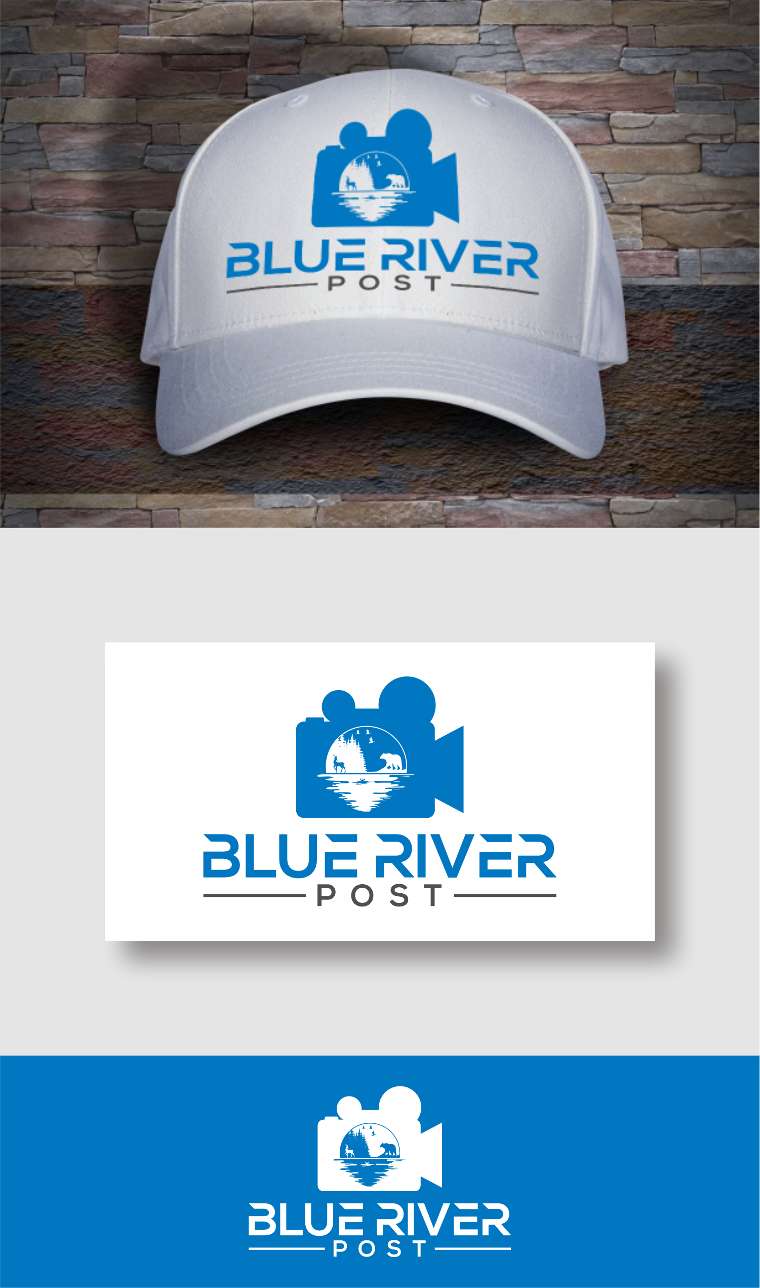 Logo Design by ganesaputu for Blue River Post | Design #35874878