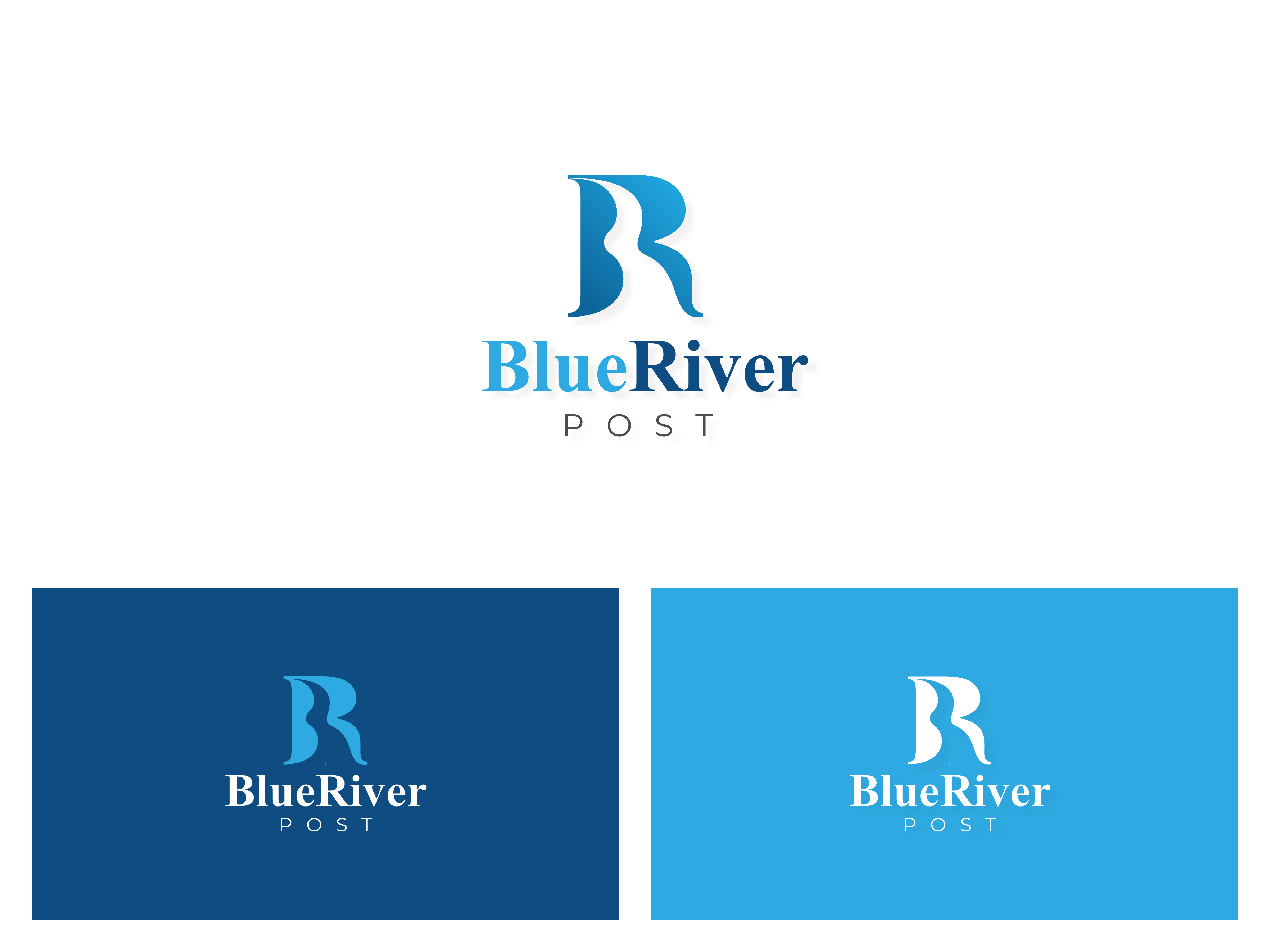 Design de Logo par Emjey Designs pour Blue River Post | Design #35904790