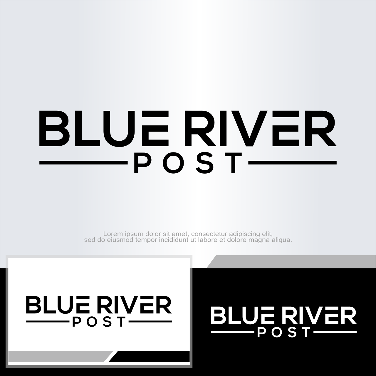 Logo Design by Argidhan for Blue River Post | Design #35877536