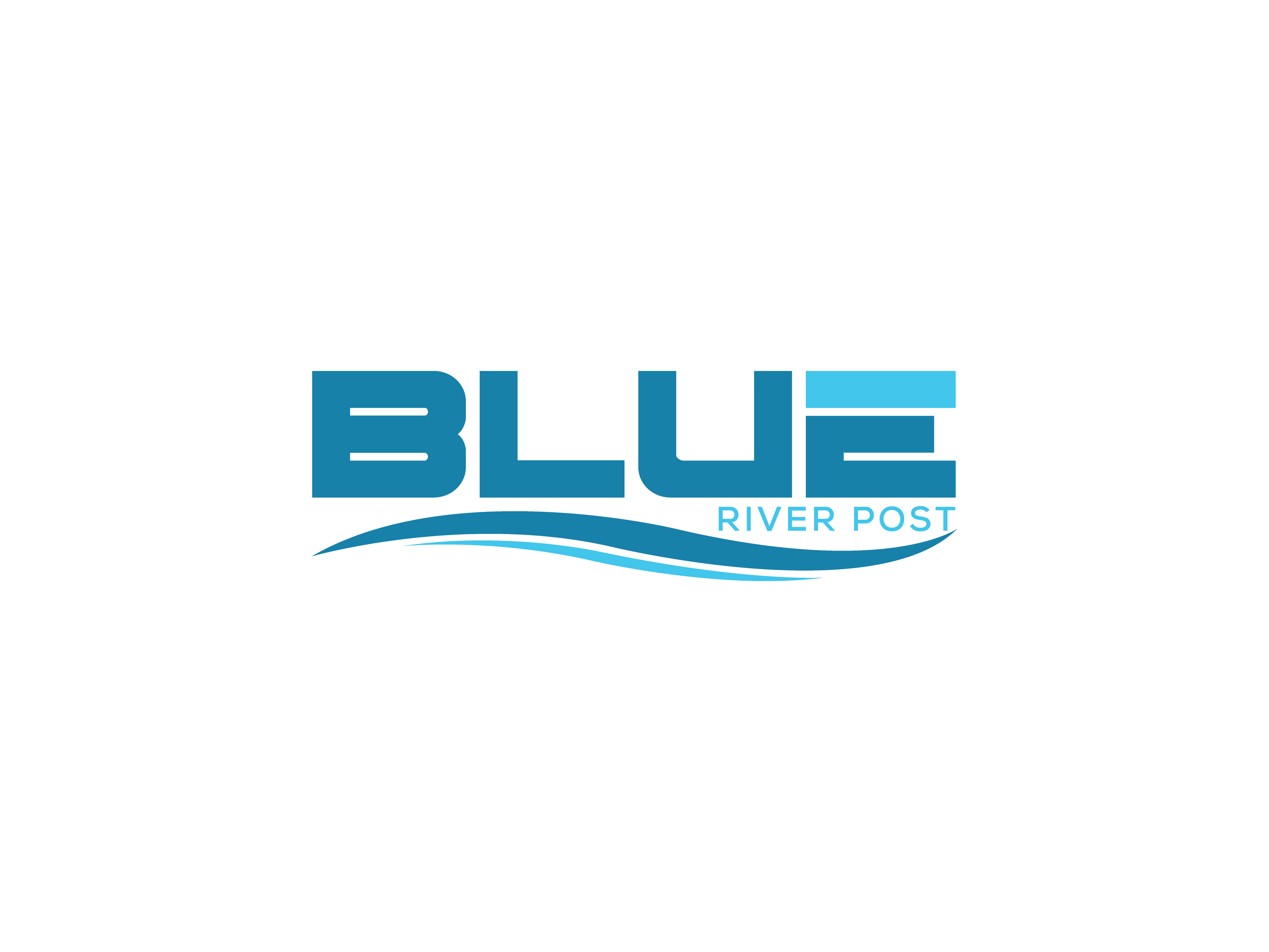 Logo Design by GeekGroup for Blue River Post | Design #35883489