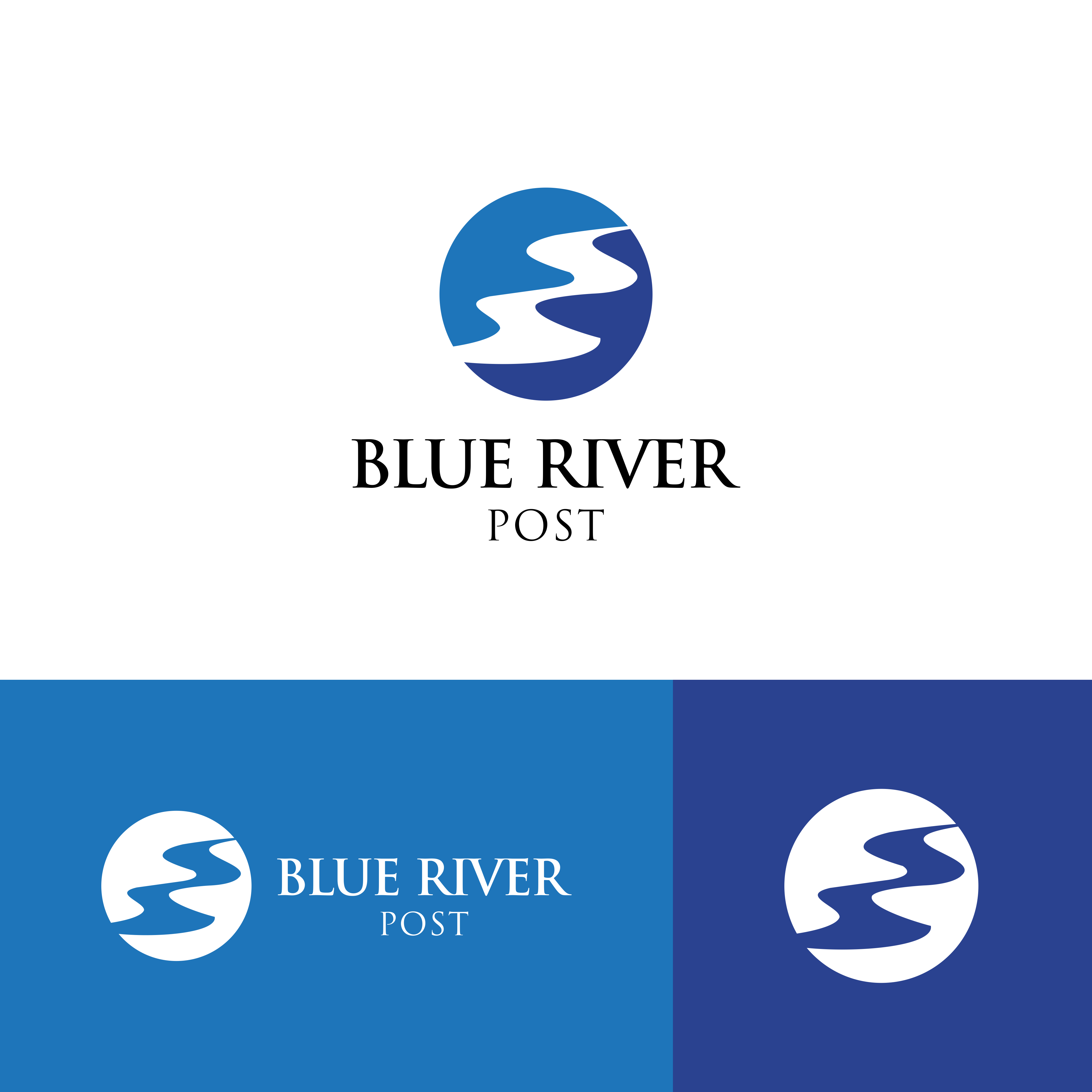 Logo Design by rafkalwxa for Blue River Post | Design #35892570