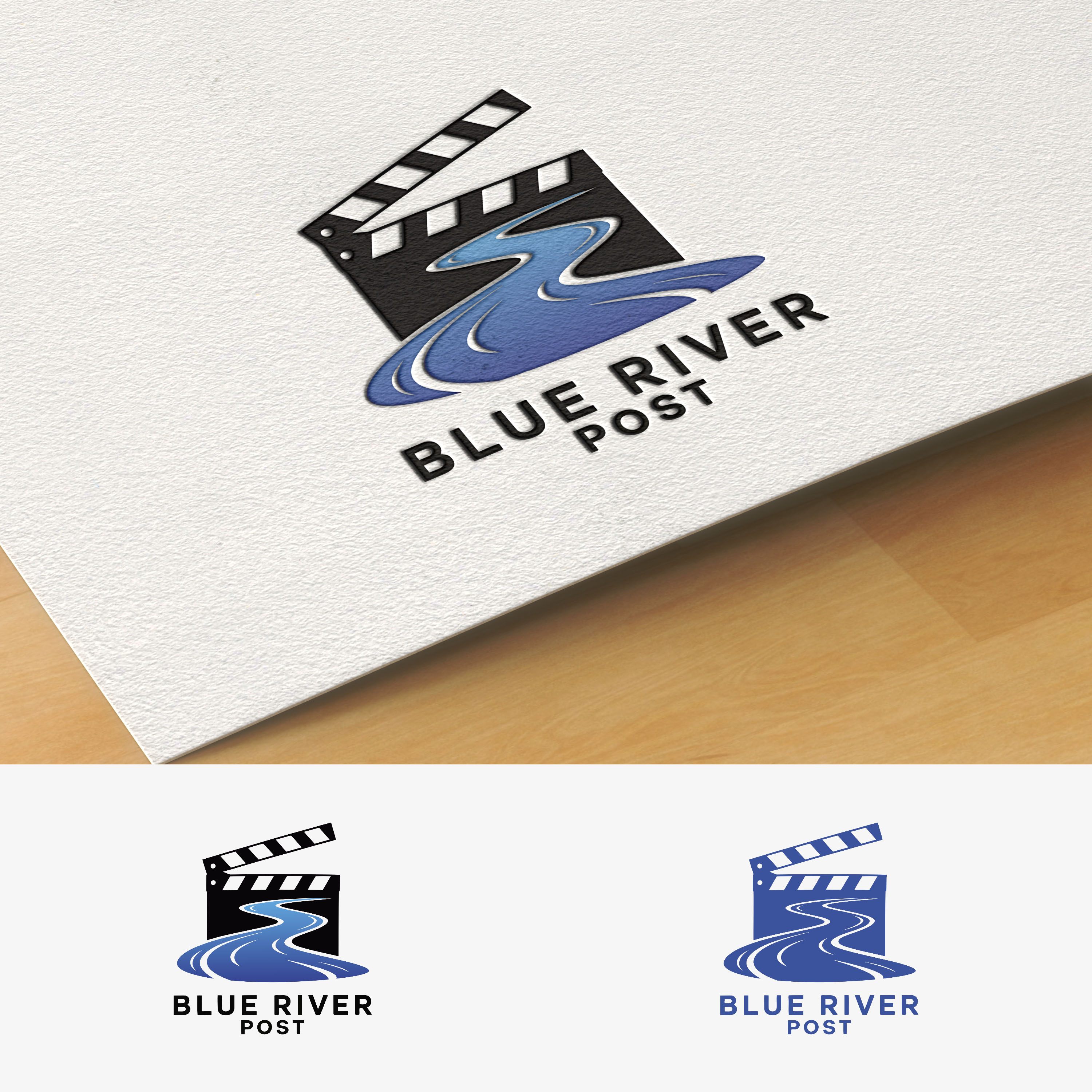 Diseño de Logo por -ACE- para Blue River Post | Diseño #35916909