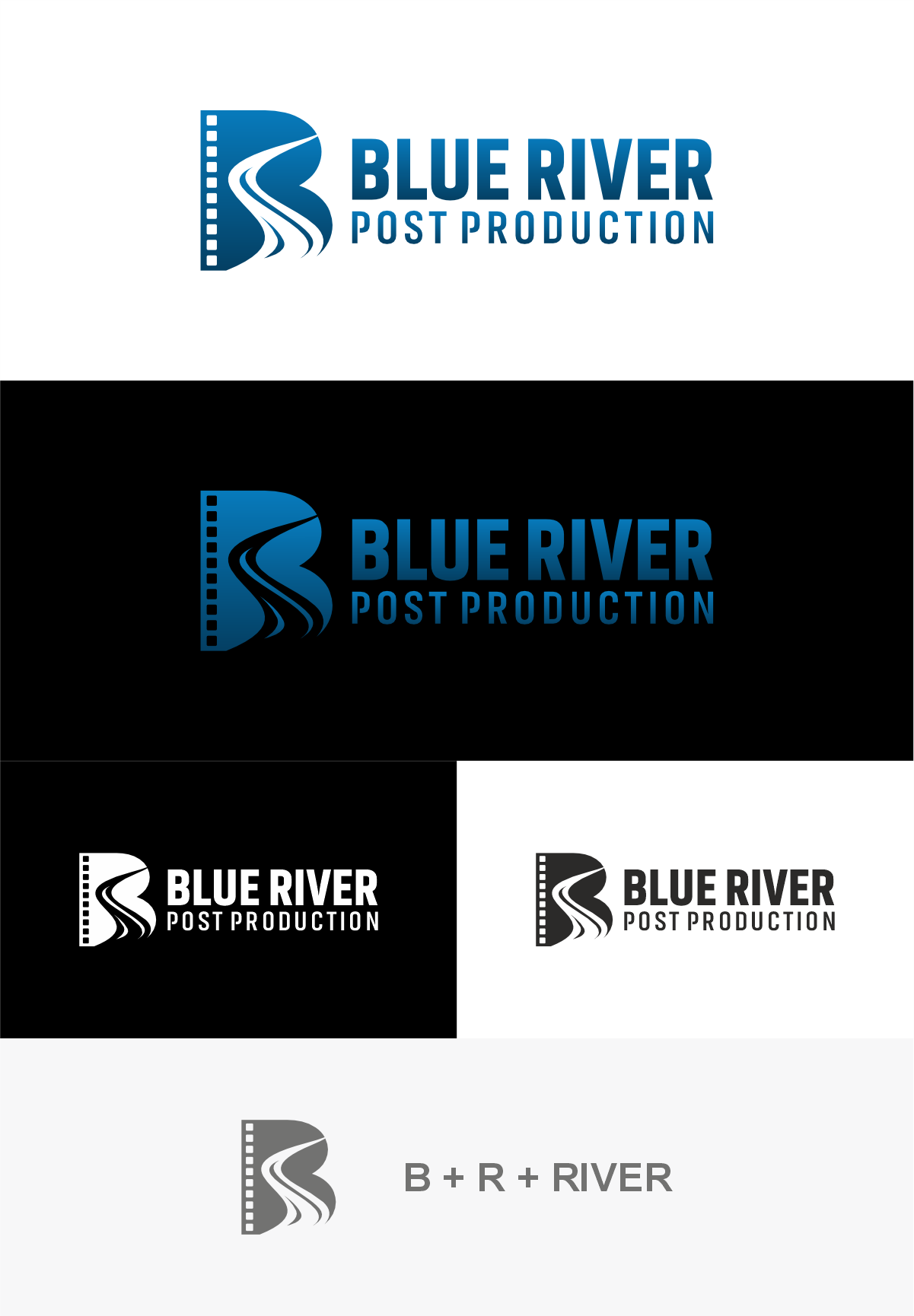 Diseño de Logo por S.S. Mulla para Blue River Post | Diseño #35879457