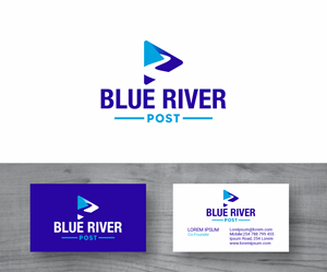 Logo Design by MBARO for Blue River Post | Design: #35916309