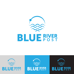 Logo Design by ali indoproD for Blue River Post | Design: #35875263