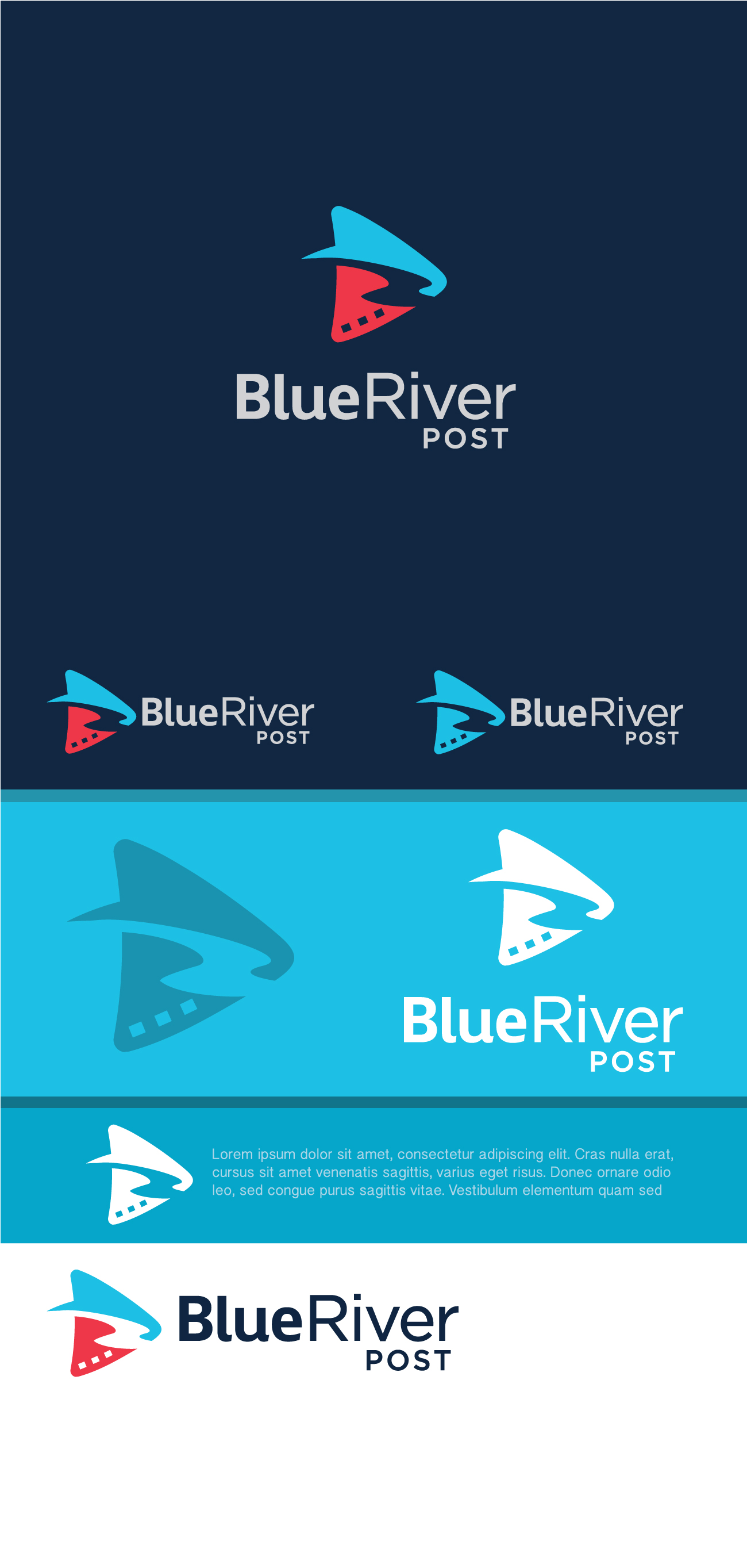 Logo Design by edwinnegz1 for Blue River Post | Design #35875340