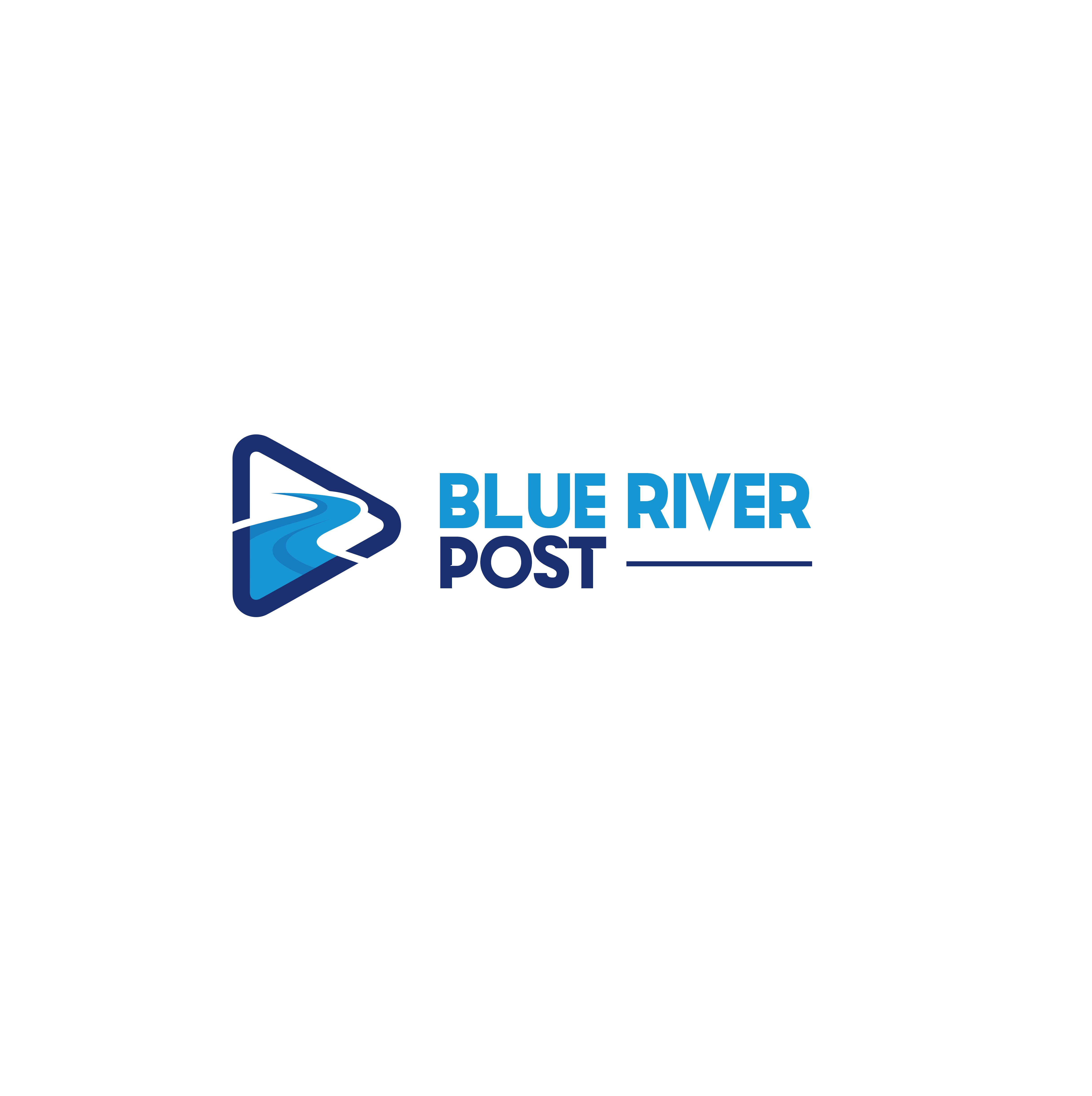 Logo Design by wahyurs 2 for Blue River Post | Design #35911186