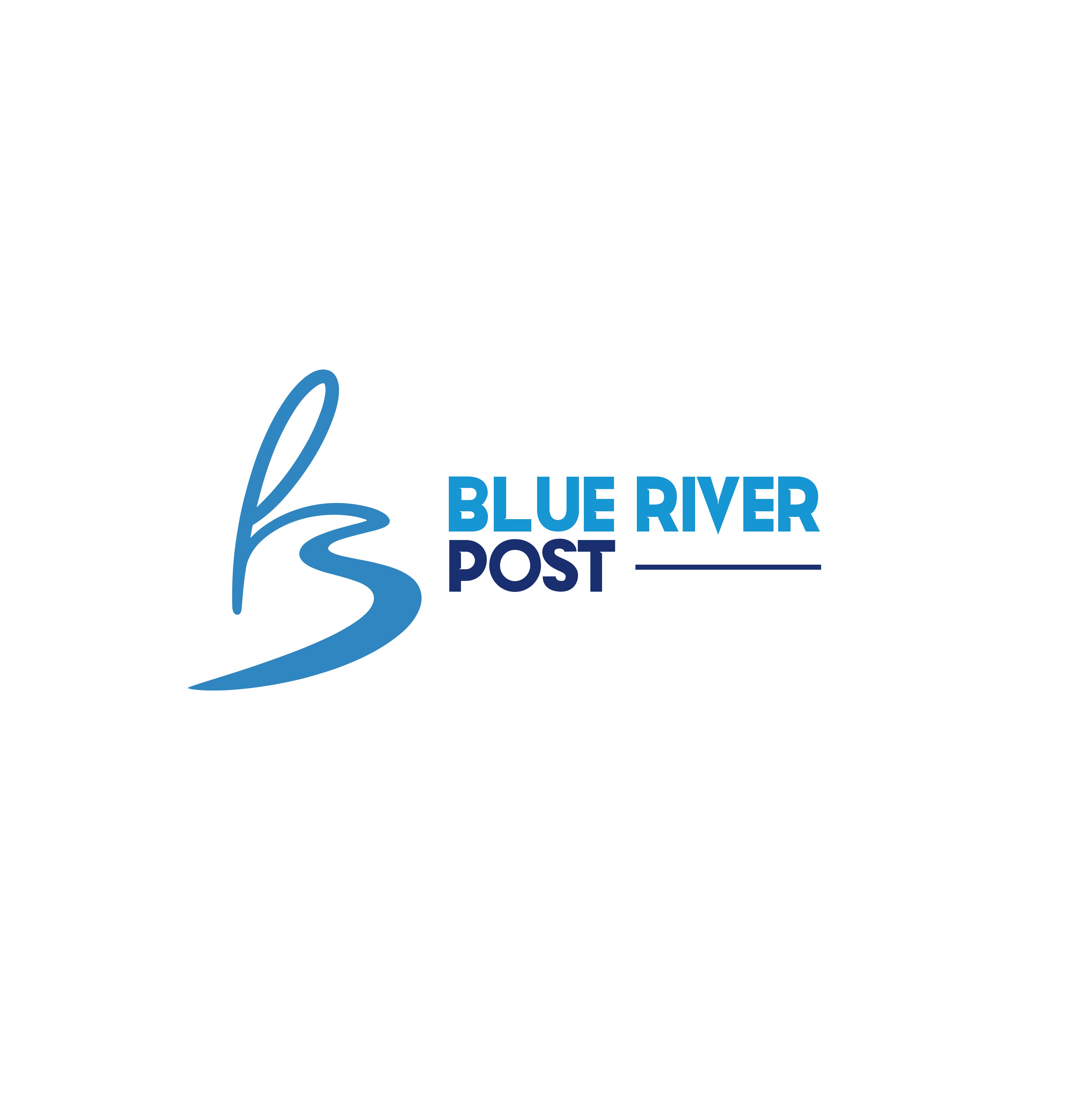 Logo Design by wahyurs 2 for Blue River Post | Design #35911196