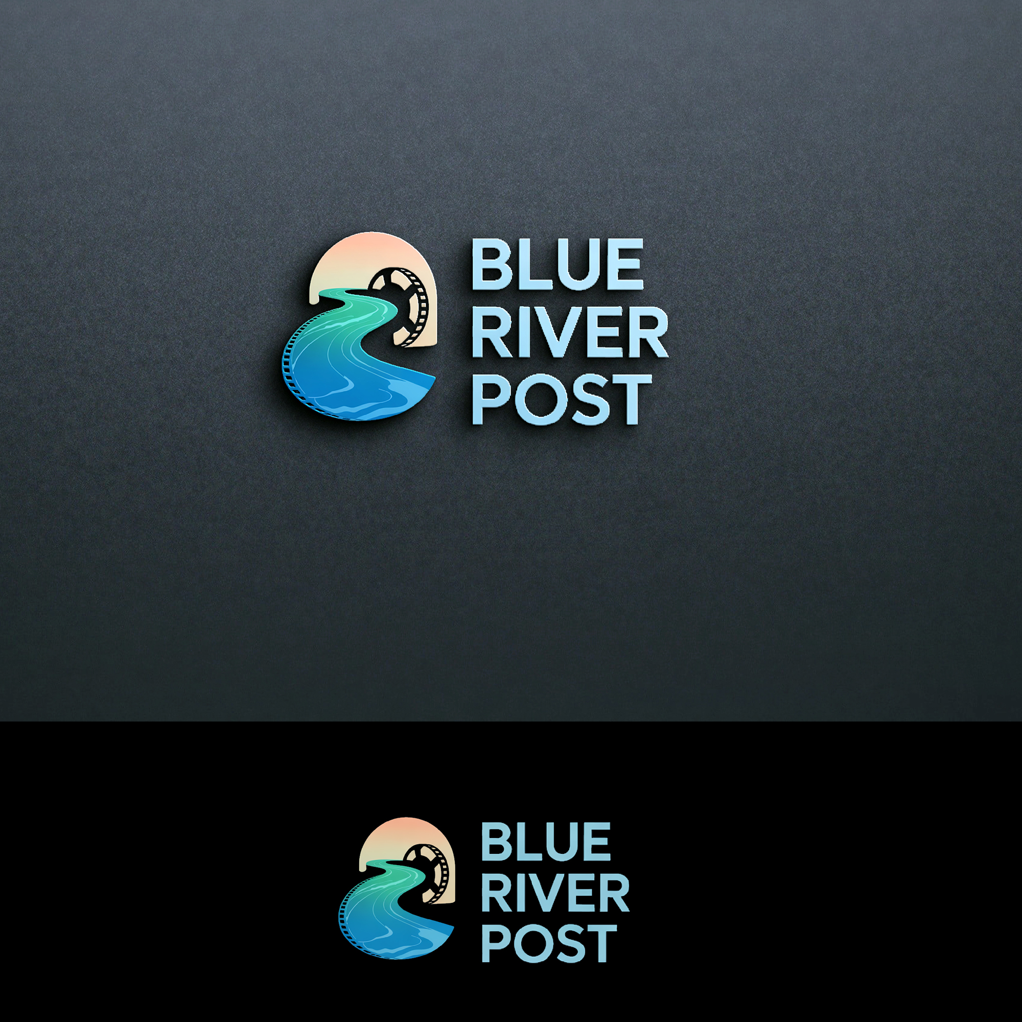 Logo Design by Feni:) for Blue River Post | Design #35875934