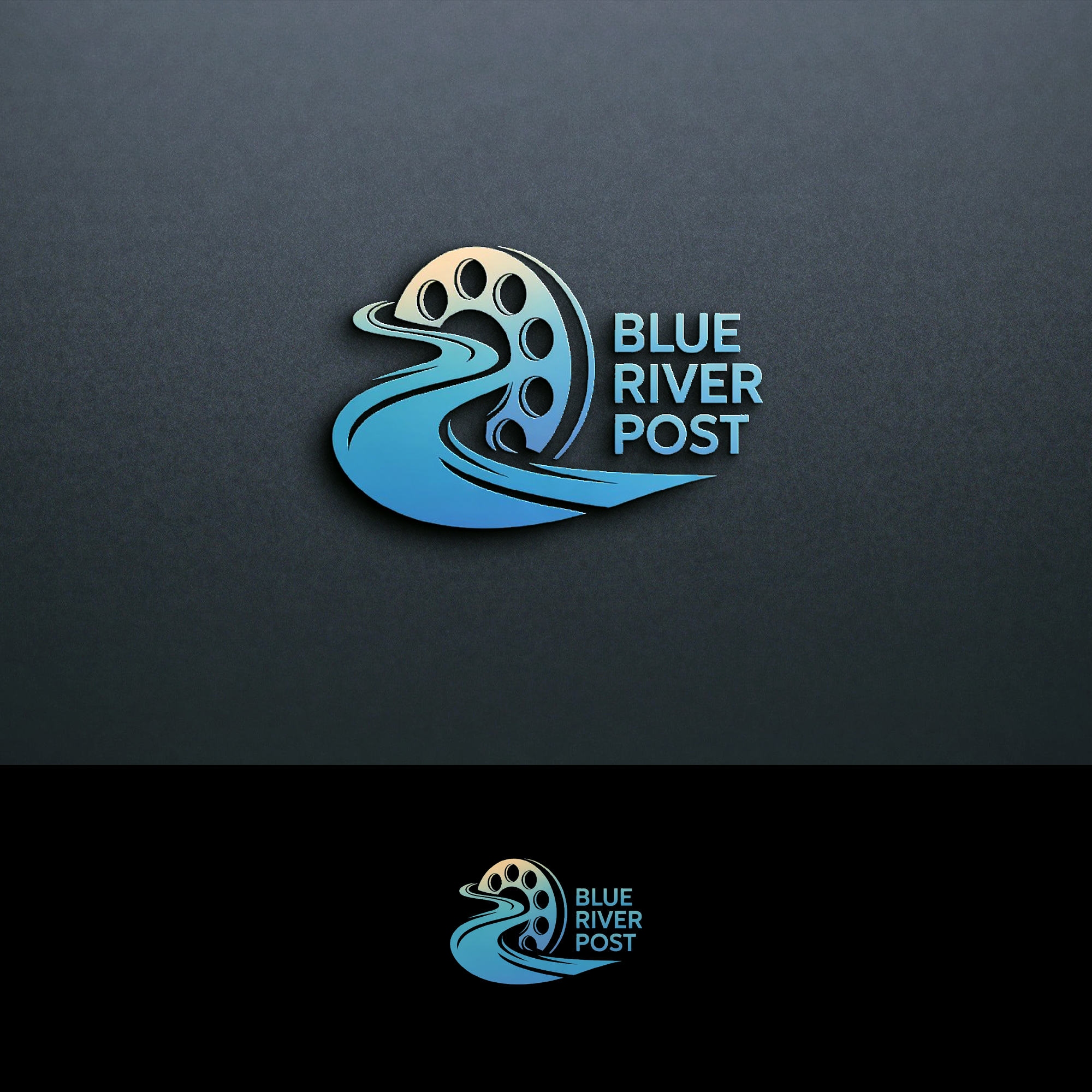 Diseño de Logo por Feni:) para Blue River Post | Diseño #35875935