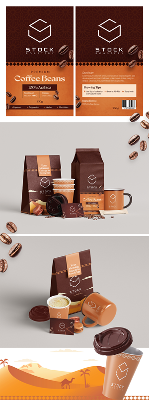 Stationery Design by Graphic Guy for Al qahwa alarbiyah  | Design: #35889839