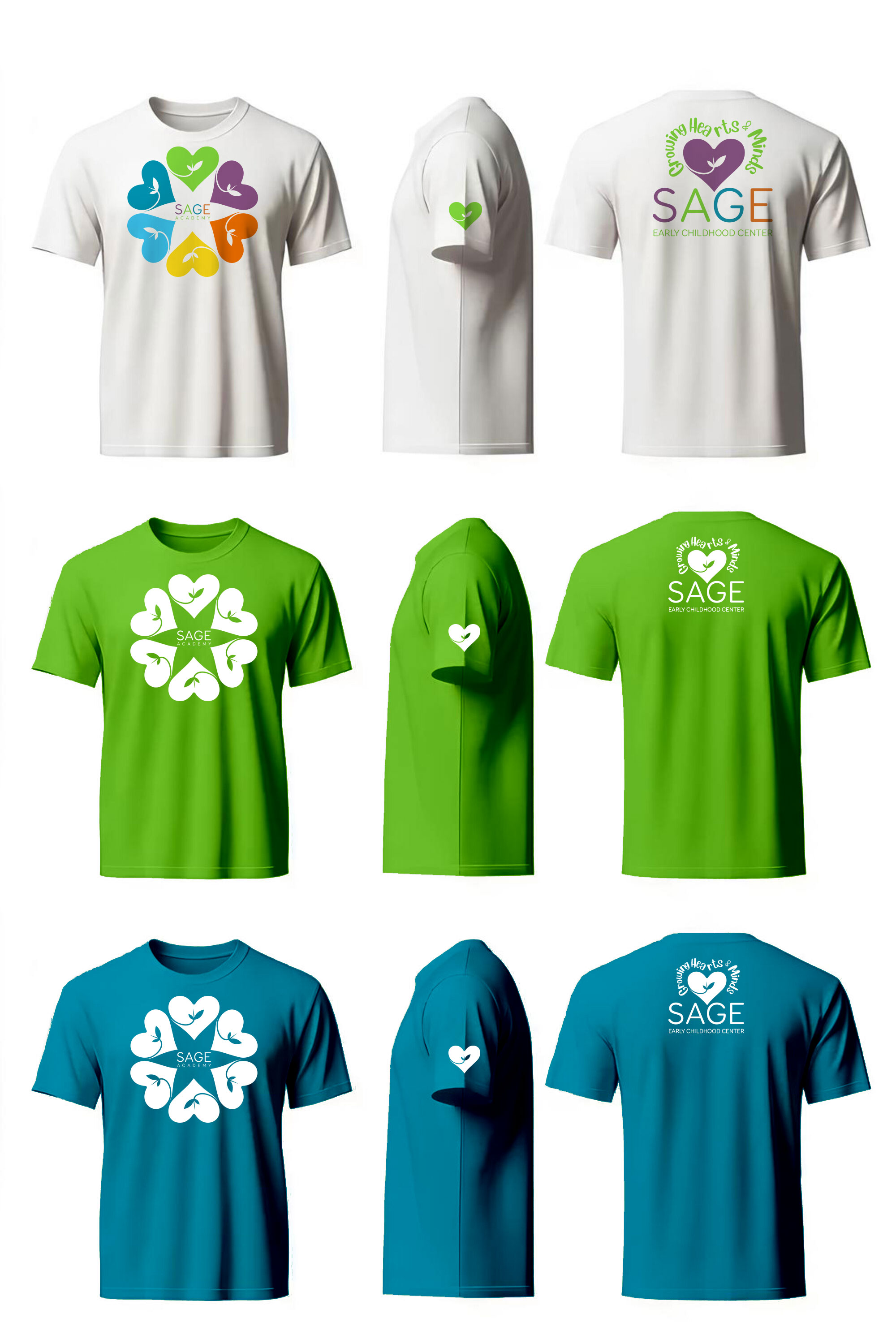 T-shirt Design by Sergio Coelho for Sage Early Childhood Center | Design #35878268