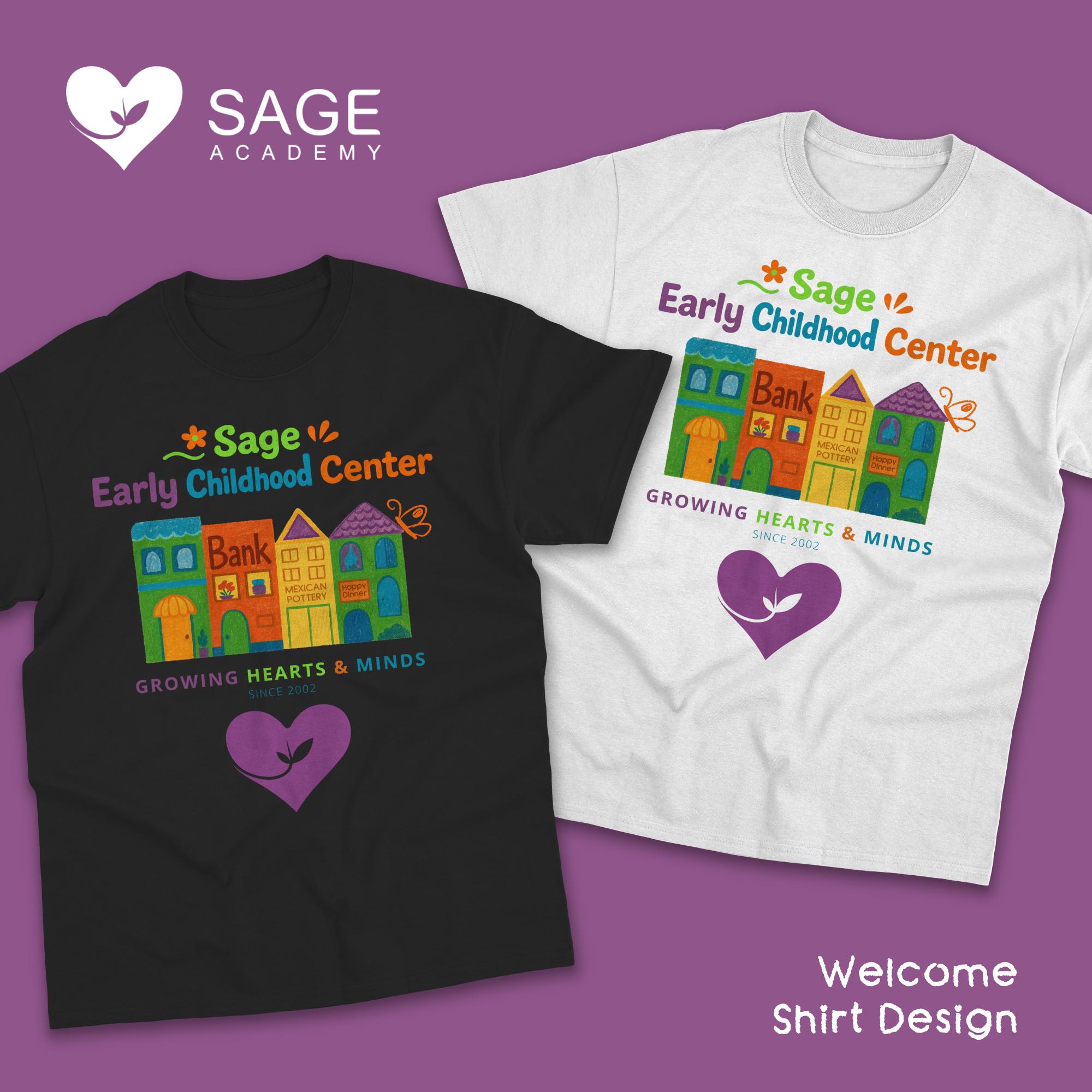 T-shirt Design by Winki for Sage Early Childhood Center | Design #35875214