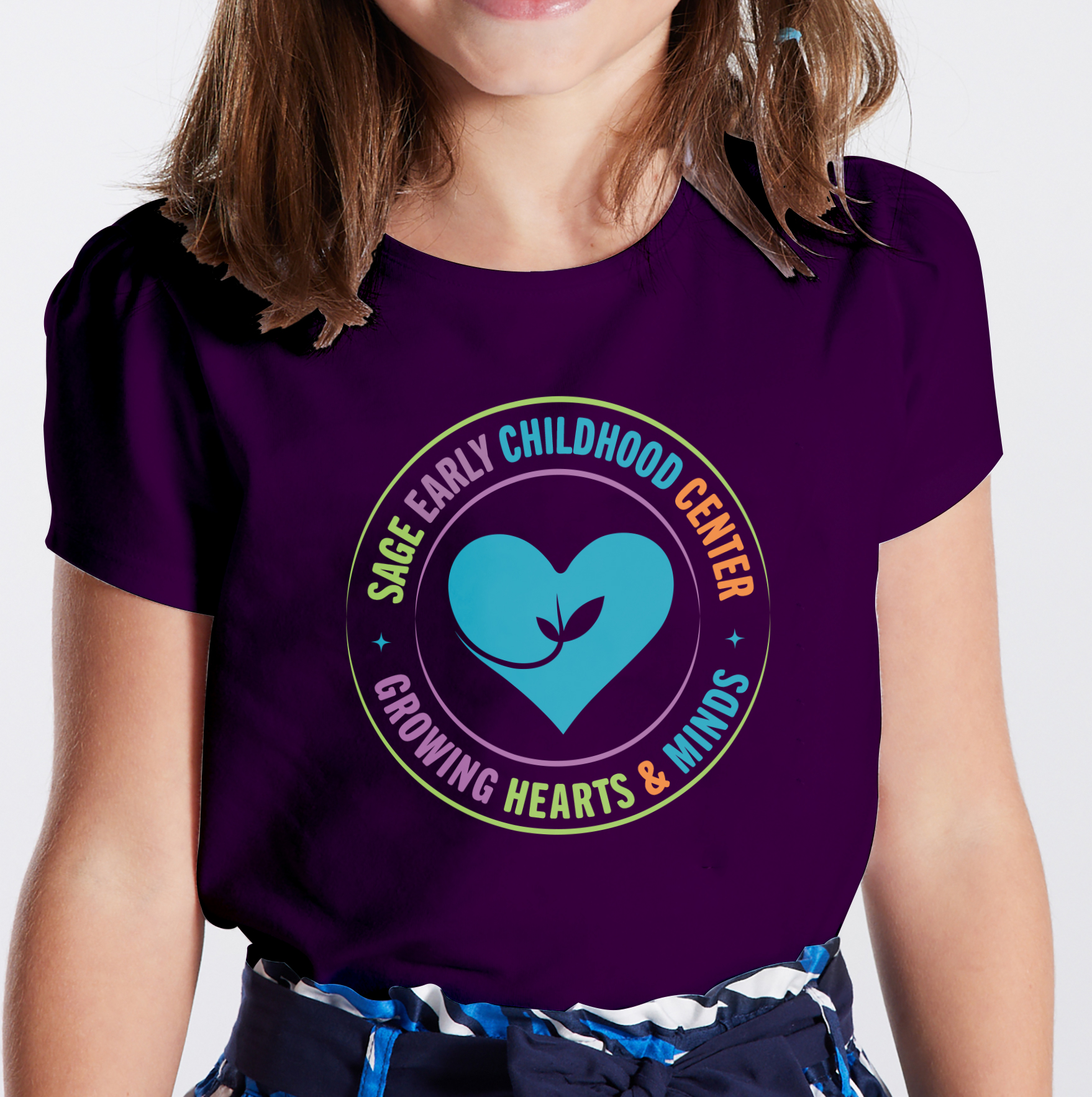 T-shirt Design by Ratul Designs for Sage Early Childhood Center | Design #35875168