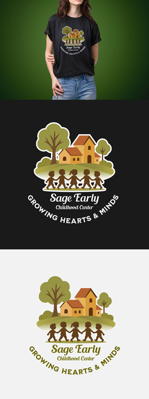 T-Shirt-Design von Ali_Akber_Chowdhury_Sayed für Sage Early Childhood Center | Design #35879105