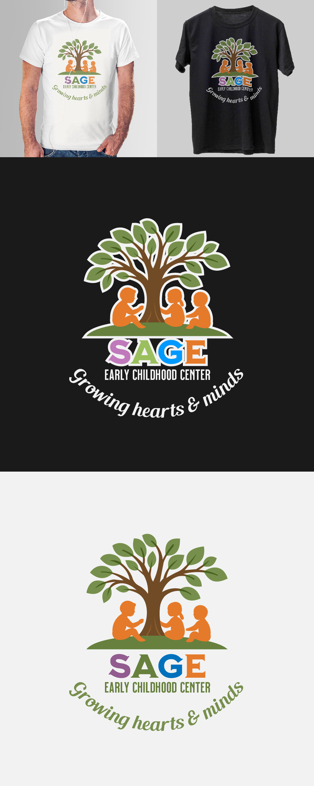 T-shirt Design by Ali_Akber_Chowdhury_Sayed for Sage Early Childhood Center | Design #35879467