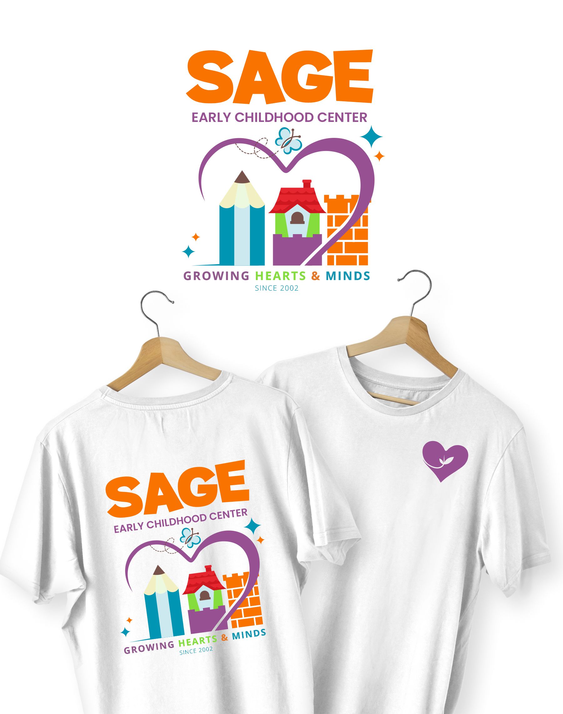T-shirt Design by debdesign for Sage Early Childhood Center | Design #35896334
