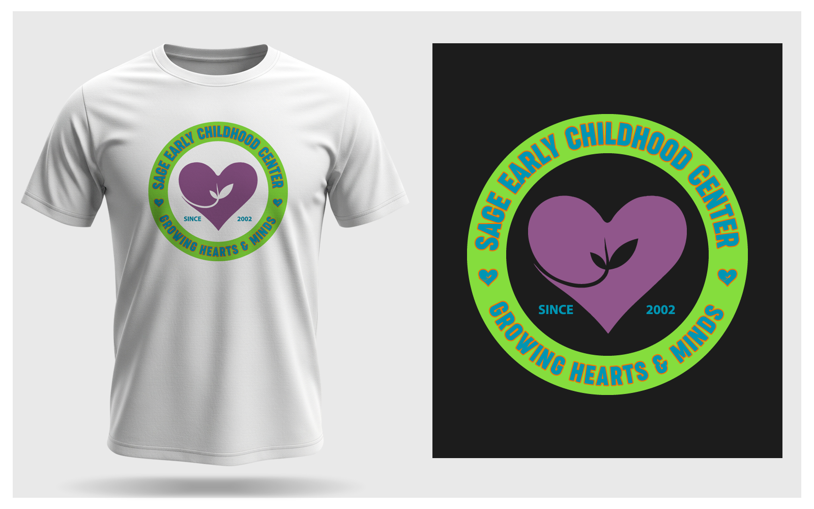 T-shirt Design by Risallah for Sage Early Childhood Center | Design #35879073