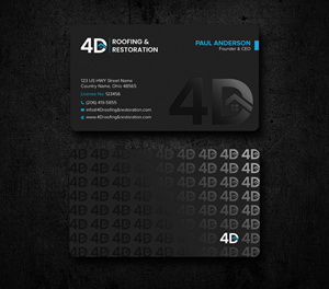 Business Card Design by Uttom 2 for this project | Design: #35894377