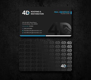 Business Card Design by Uttom 2 for this project | Design: #35894380