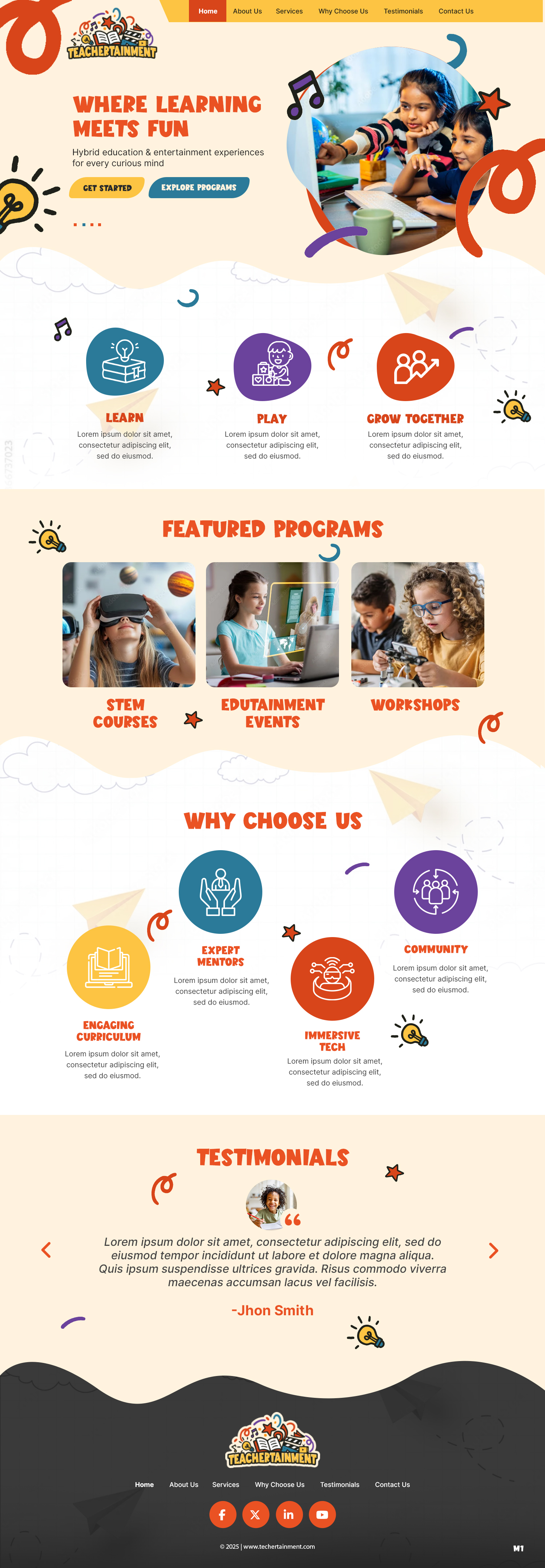 Diseño Web por pb para Teachertainment | Diseño #35886026