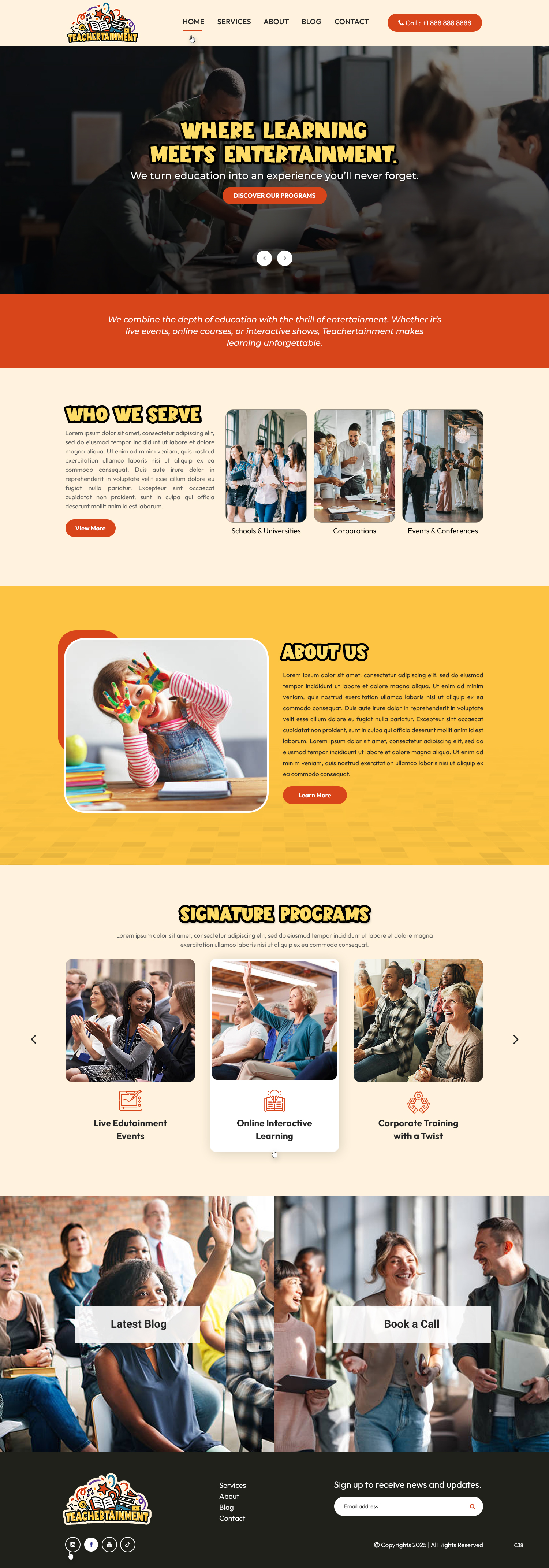 Web Design by pb for Teachertainment | Design #35892978