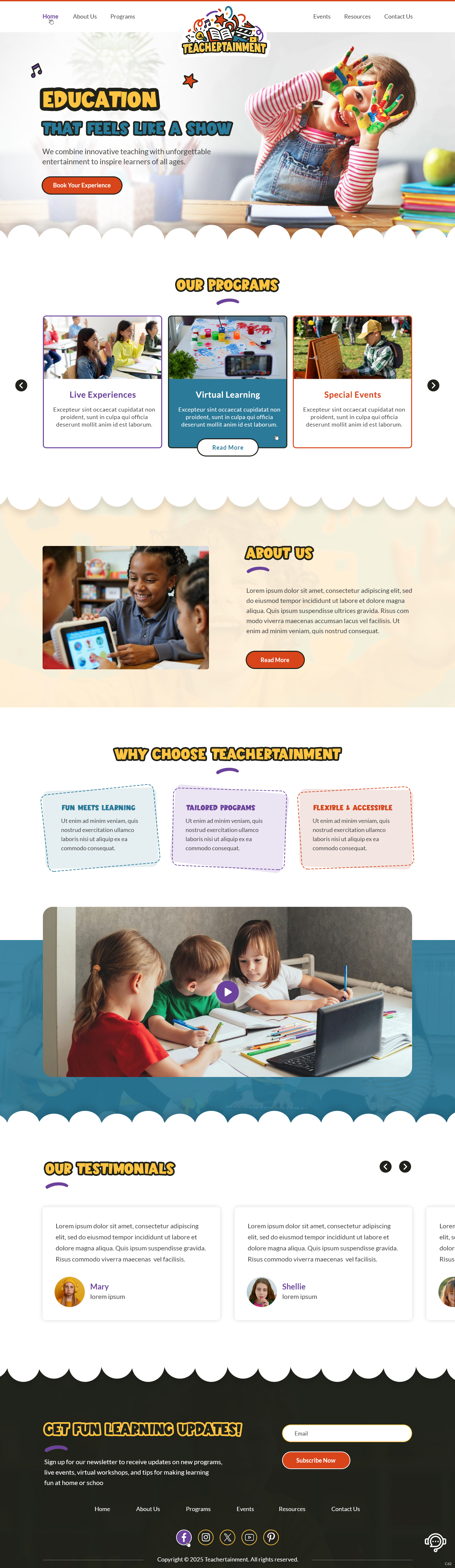 Diseño Web por pb para Teachertainment | Diseño #35892984