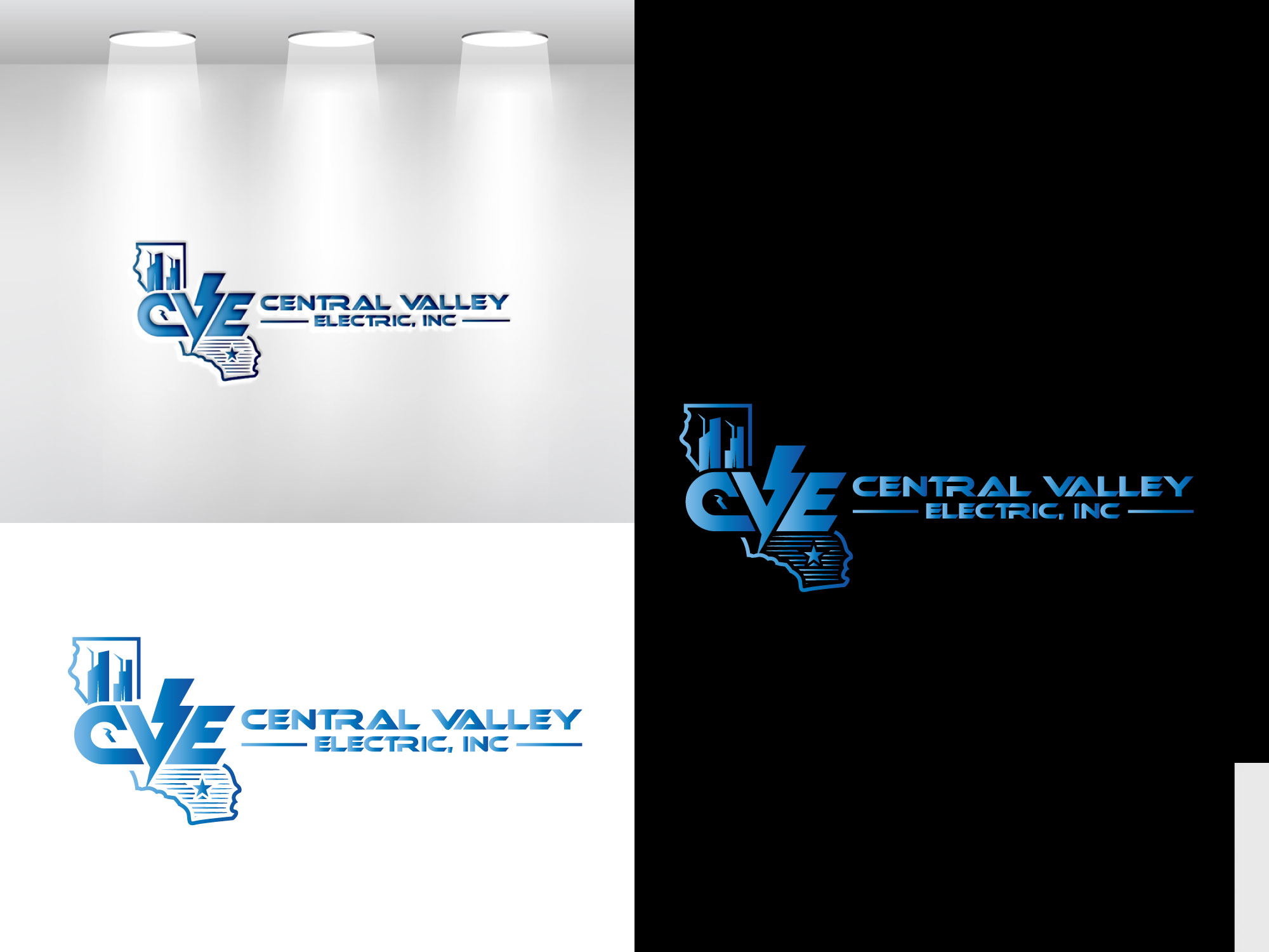 Logo Design by amran mollaa for Central Valley Electric, Inc. | Design #35886349