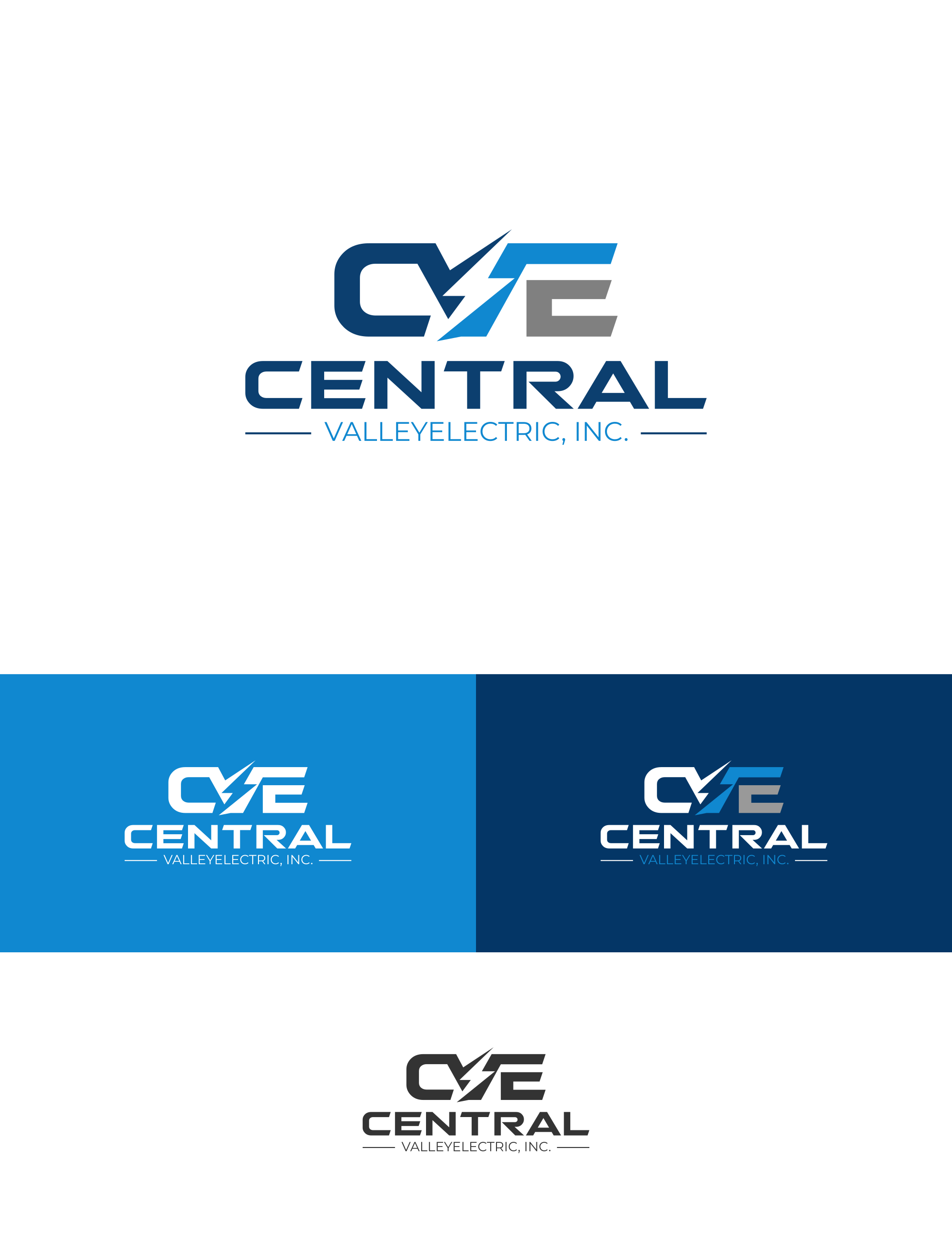 Logo Design by 3n0h99 for Central Valley Electric, Inc. | Design #35885343