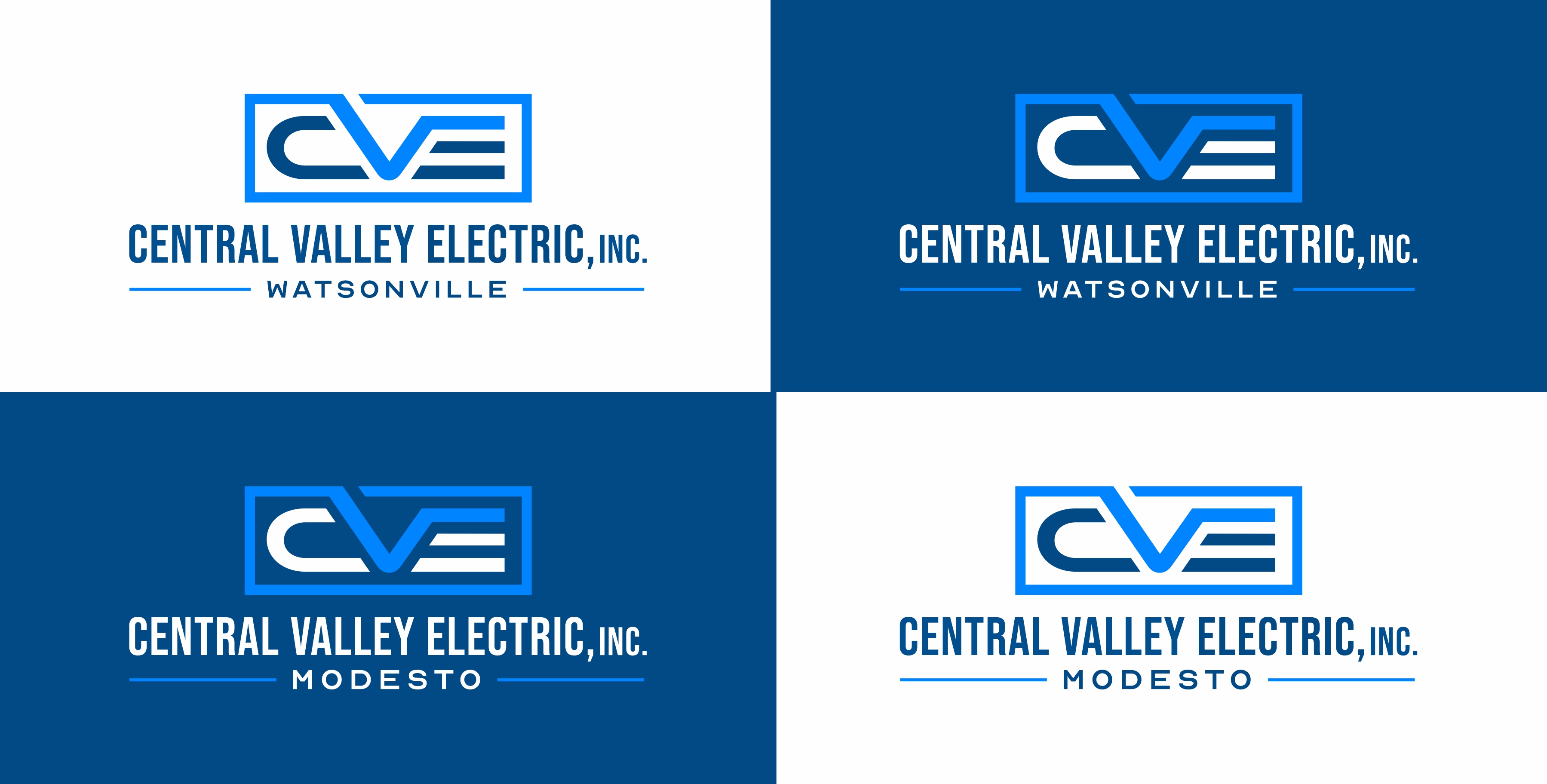 Logo Design by Mozez32 for Central Valley Electric, Inc. | Design #35923291