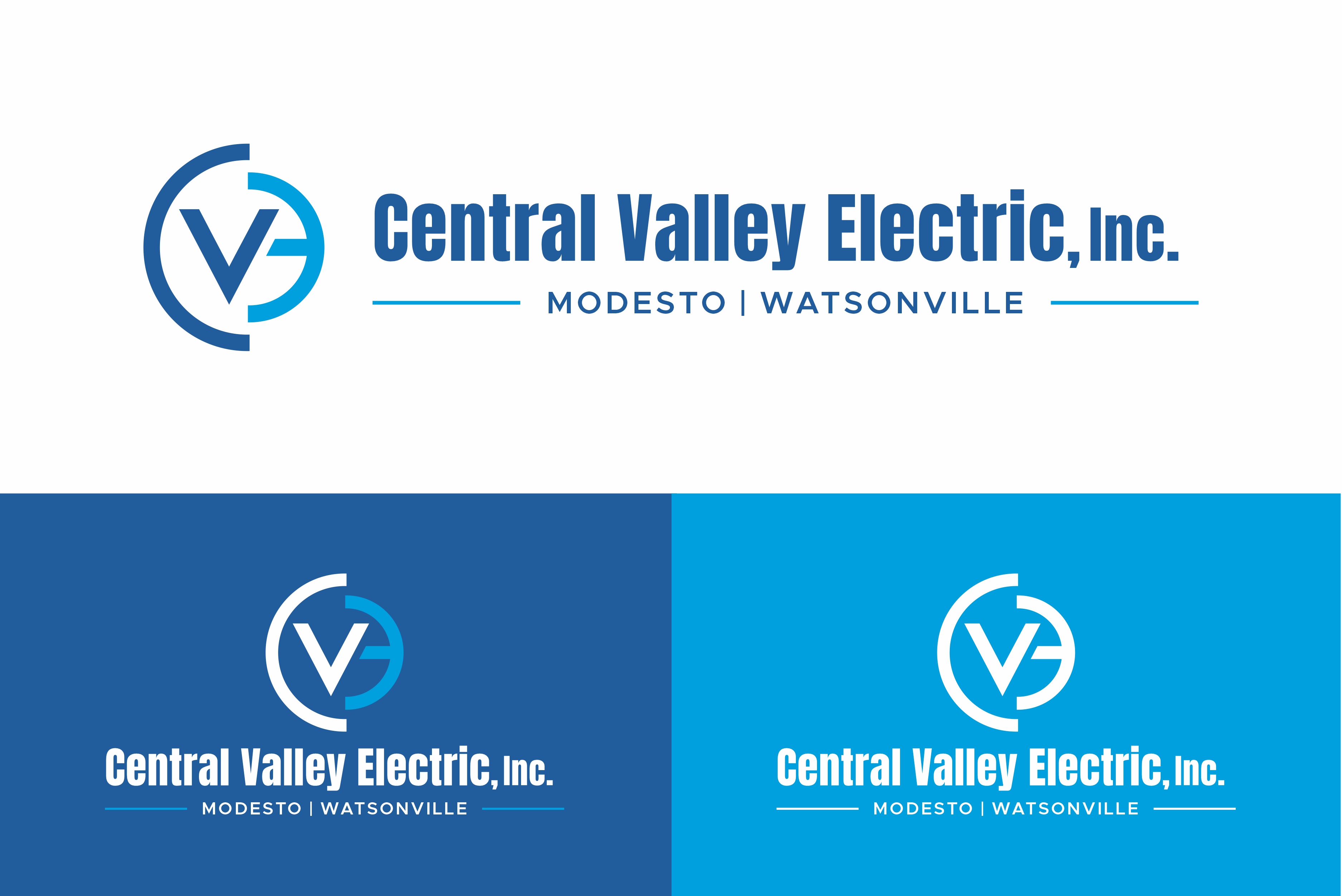 Logo Design by Mozez32 for Central Valley Electric, Inc. | Design #35953541